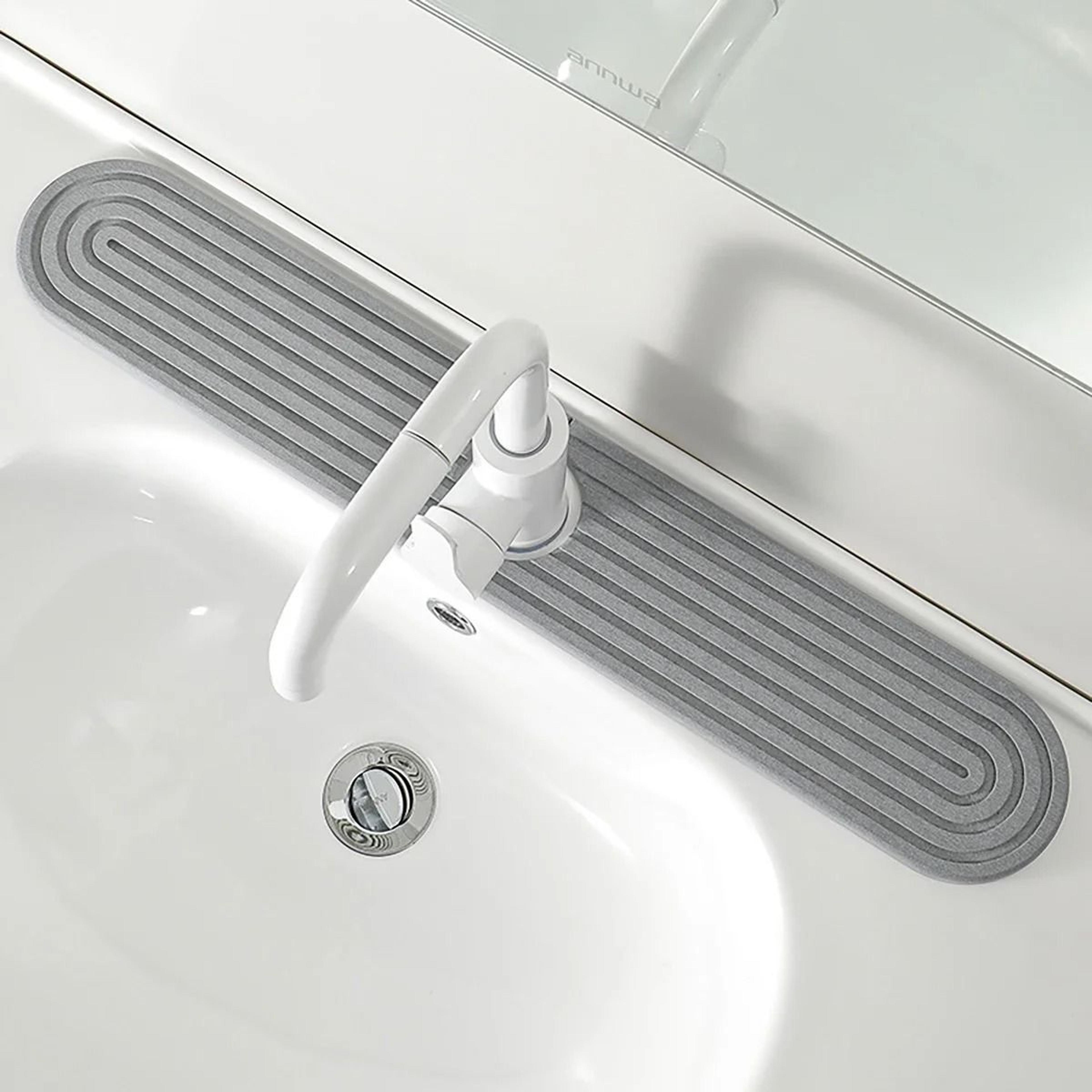 Super Absorbent Fast Drying Faucet Mat  Diatomite Stone Sink Tray For Kitchen And Bathroom 14