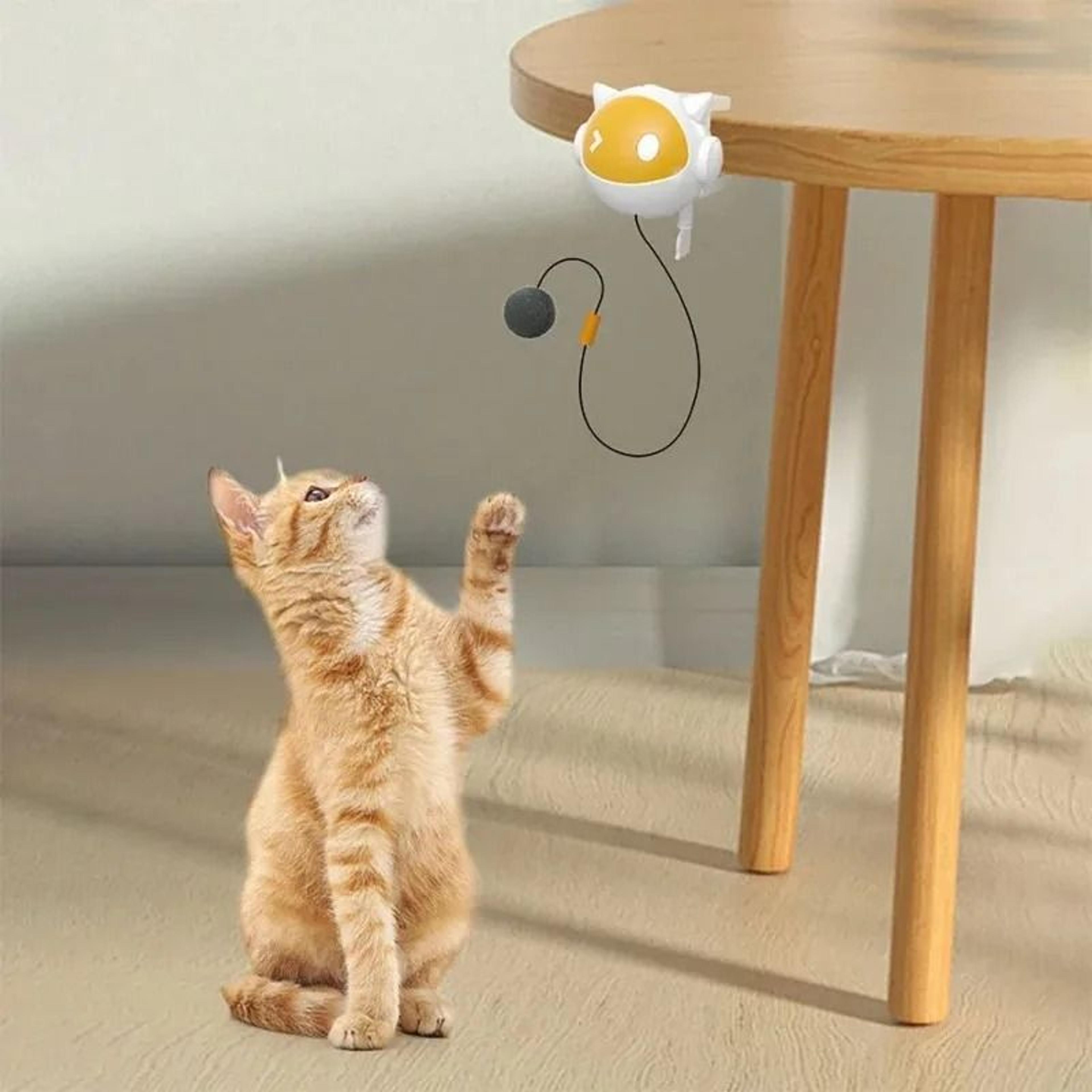 Automatic Lifting Cat Toy Ball  Interactive Electric Cat Toy With Smart Motion Sensor Replaceable B 2