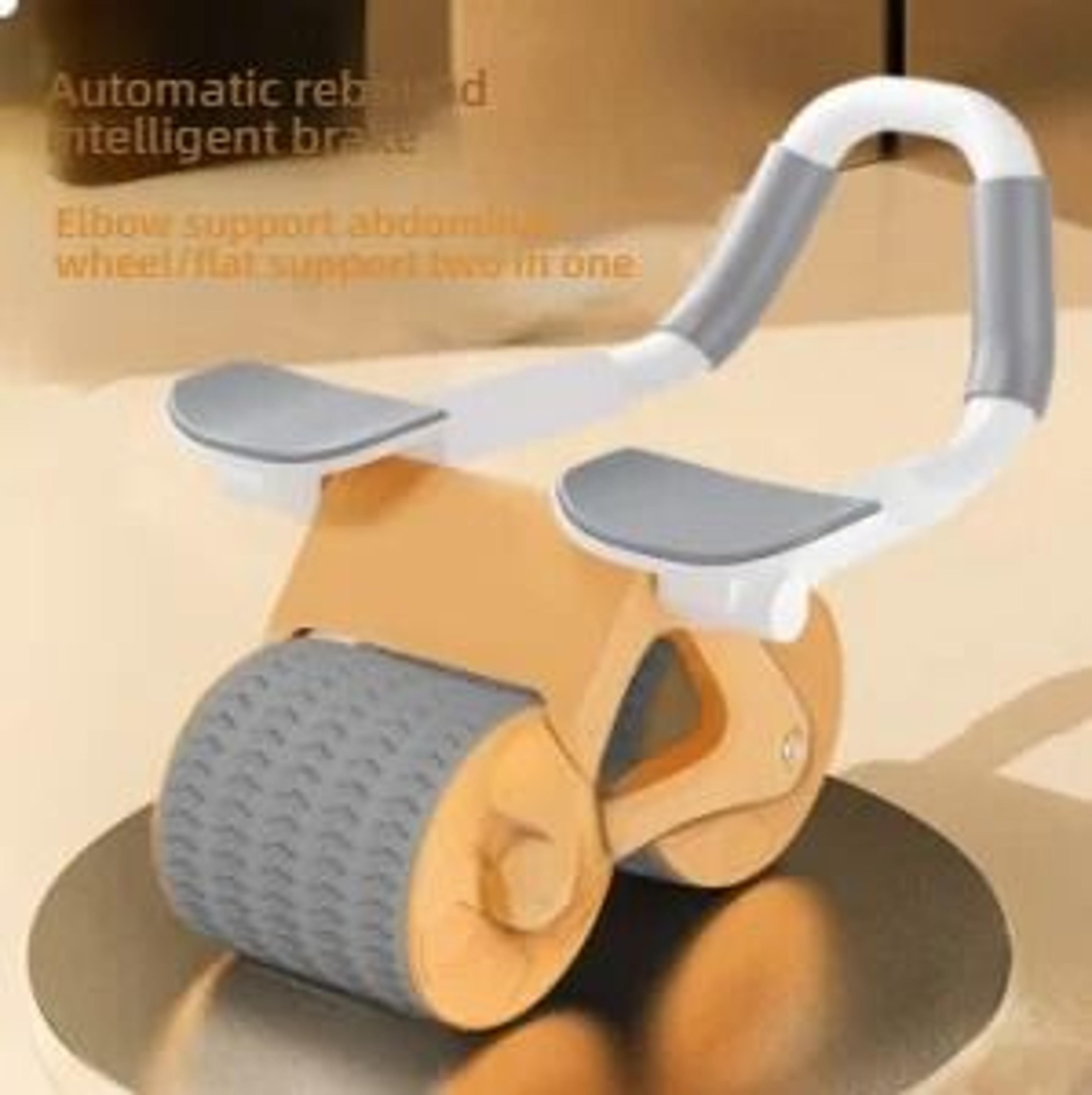 Digital Automatic Rebound Abdominal Roller With Timer Elbow Support And Knee Pads 6