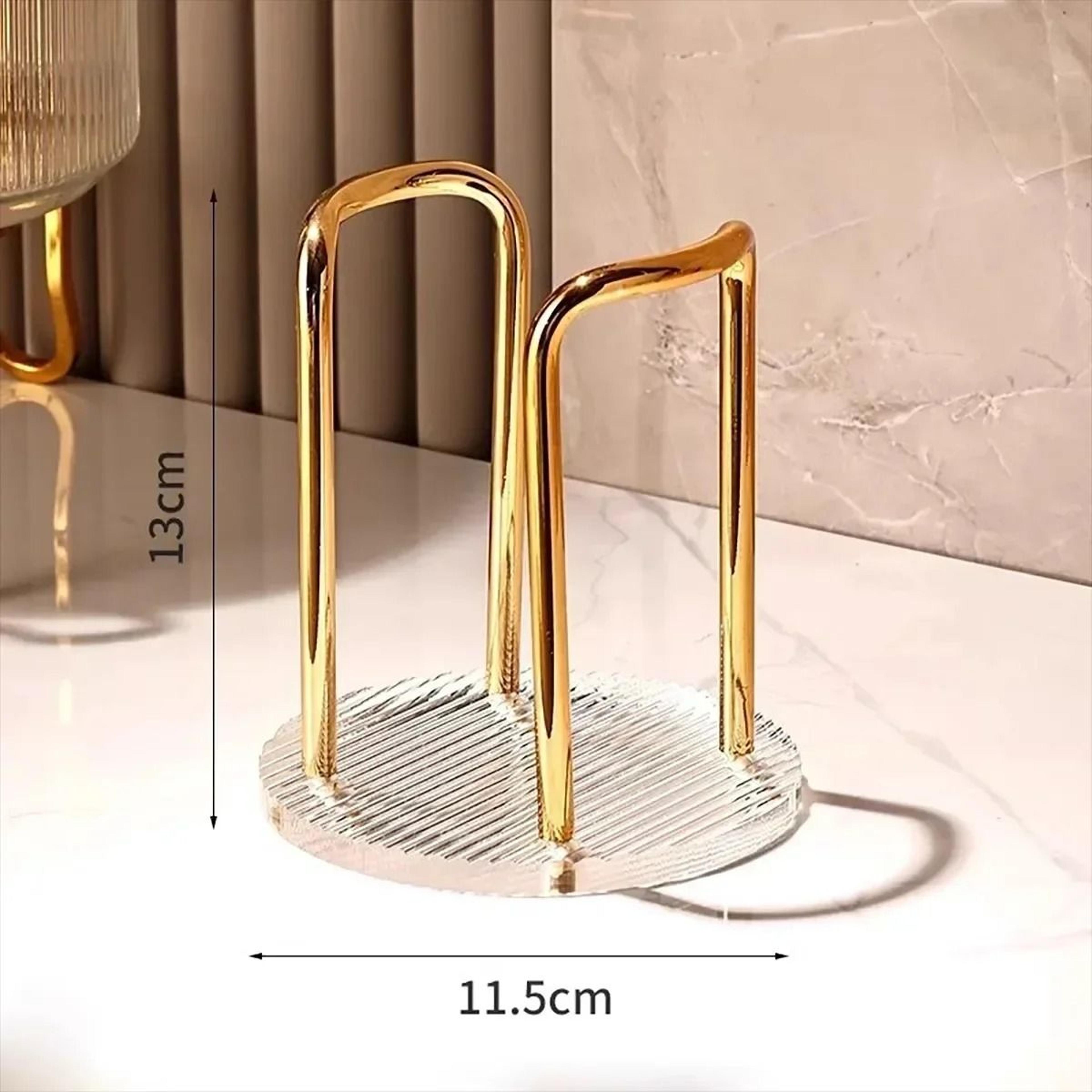 Luxury Disposable Cup Storage Holder  Water And Tea Cup Organizer Rack With Long Stick Display Stan 8