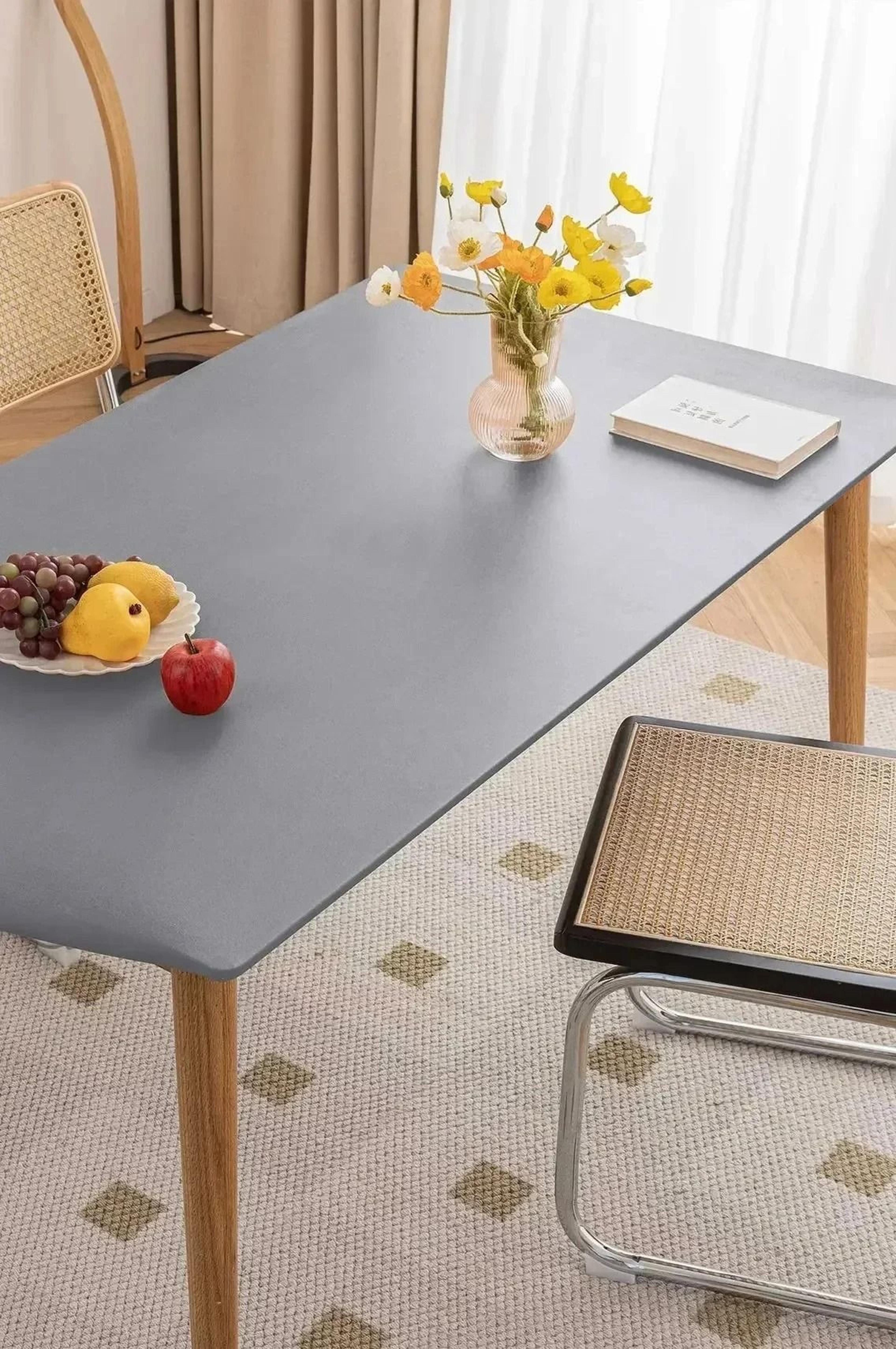 Waterproof Leather Tablecloth Pad For Dining Or Work Tables 14