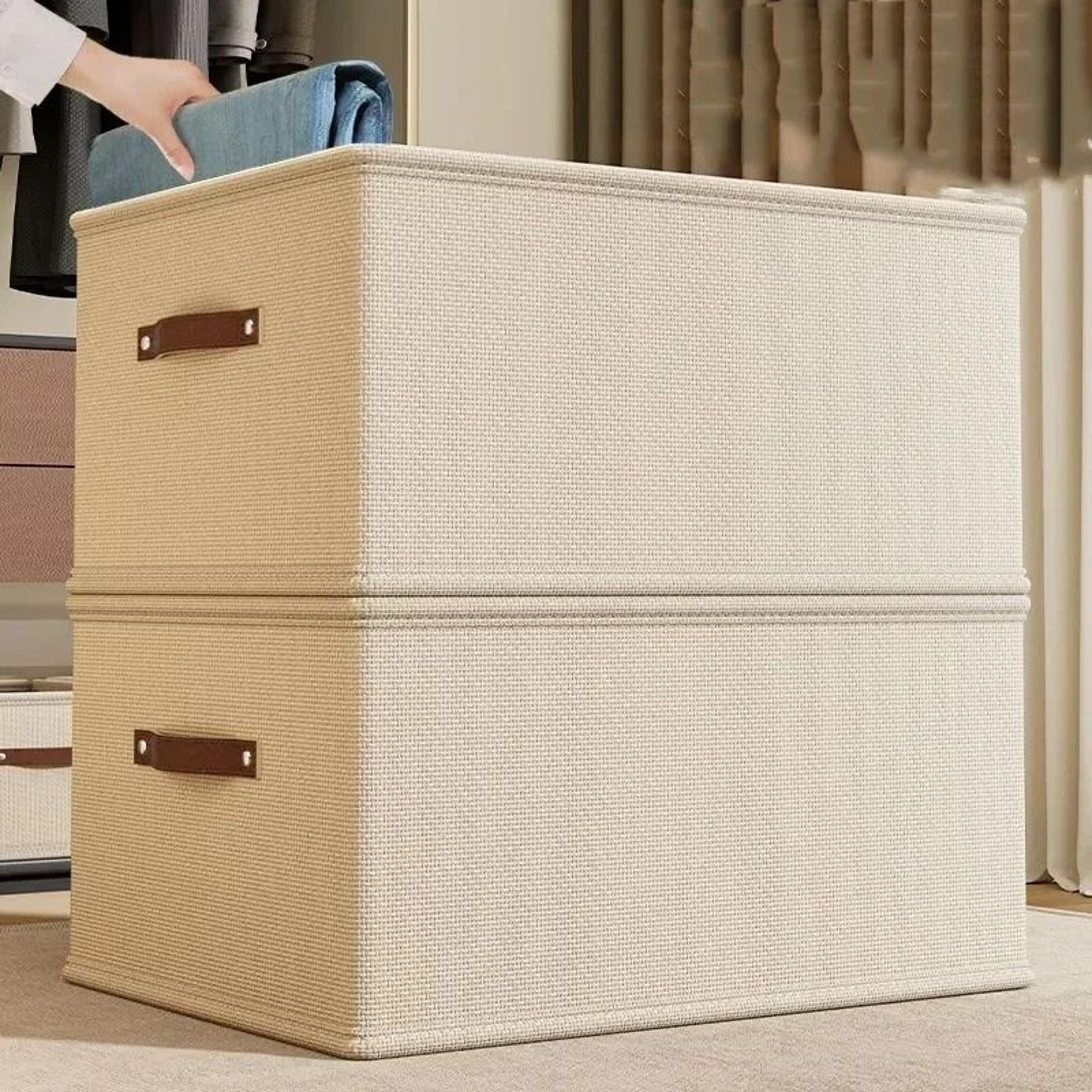Foldable Dustproof Clothing And Toy Storage Box 4
