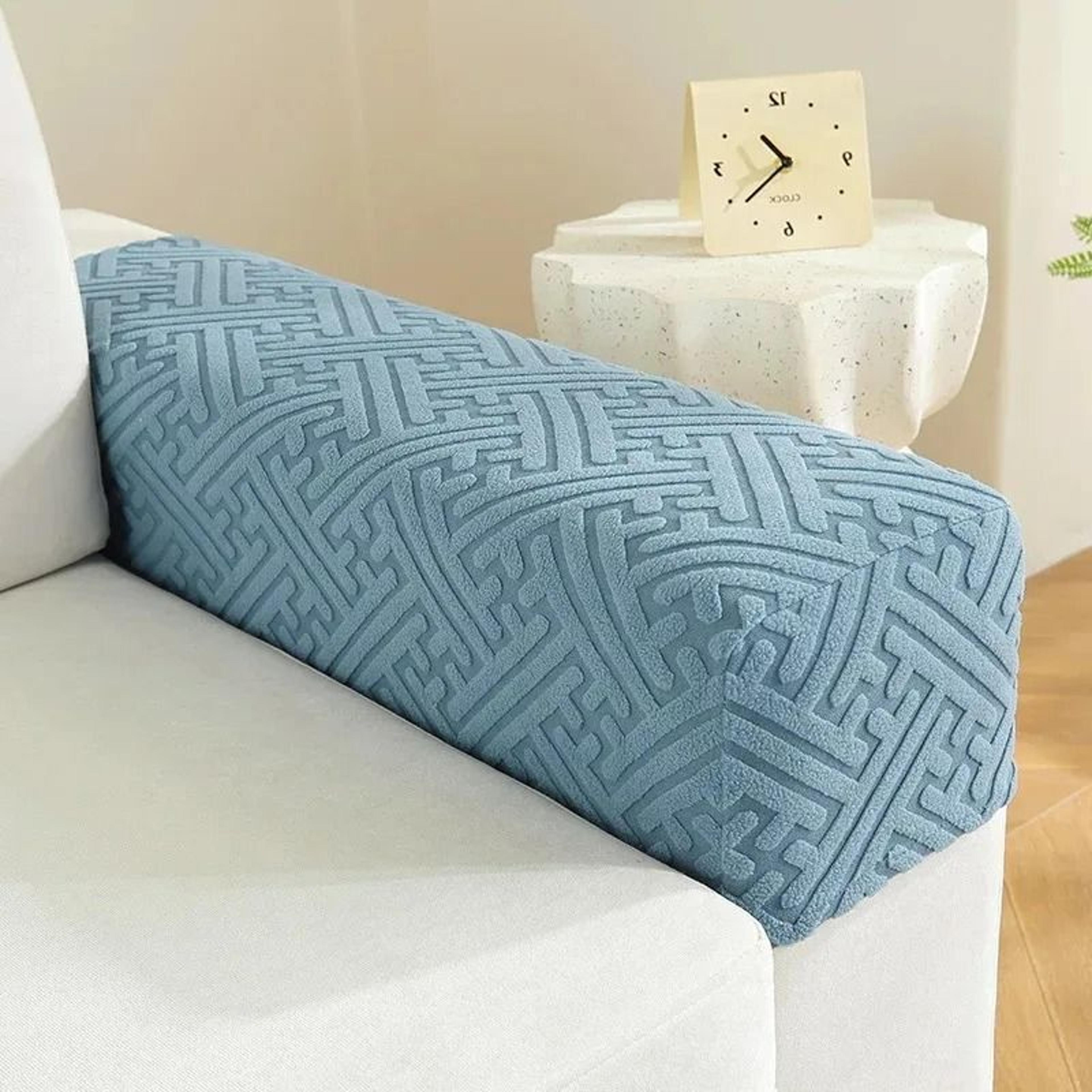 Stretch Armrest Covers For Sofa Or Chair 9