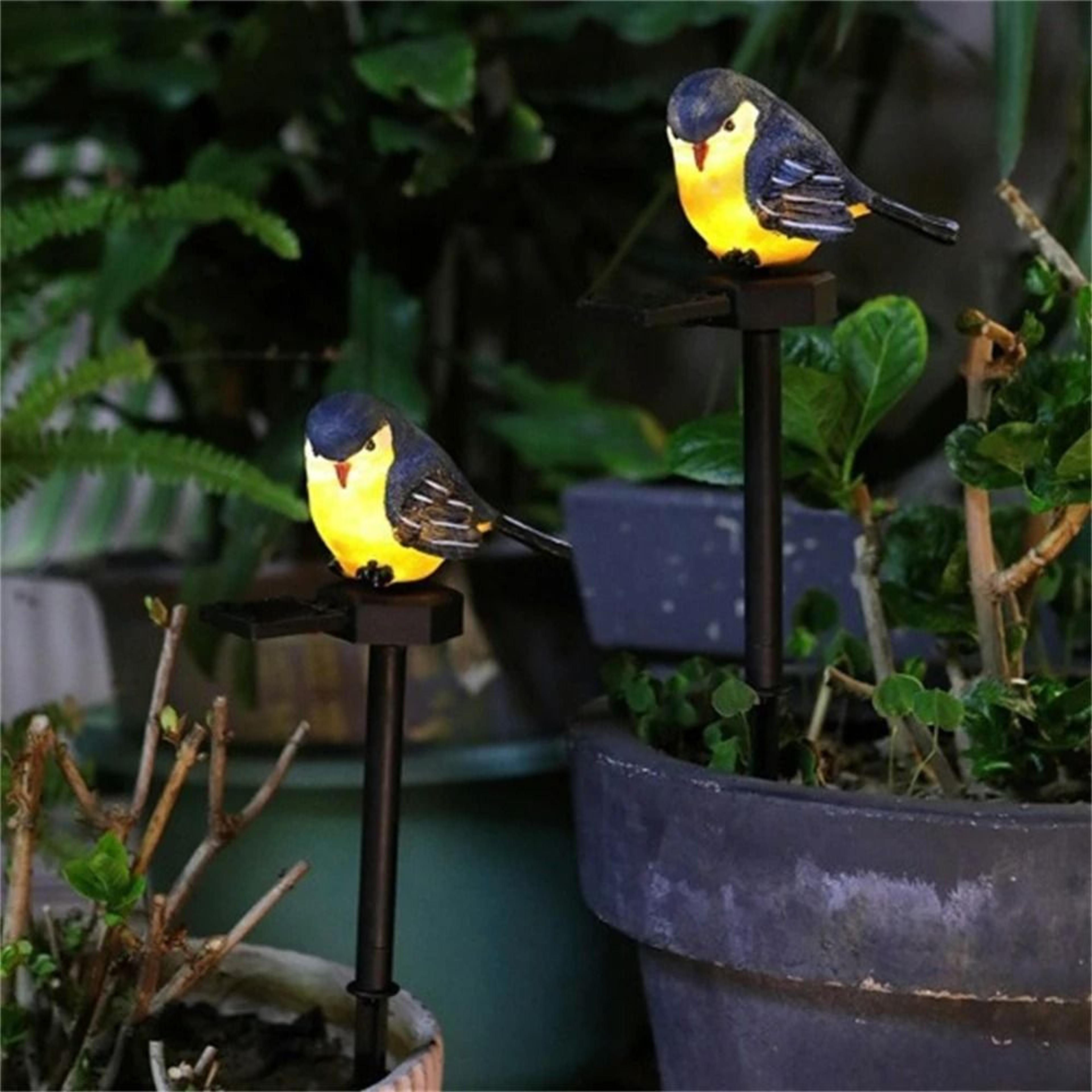 Solar Bird Garden Light Outdoor Resin Decoration 3