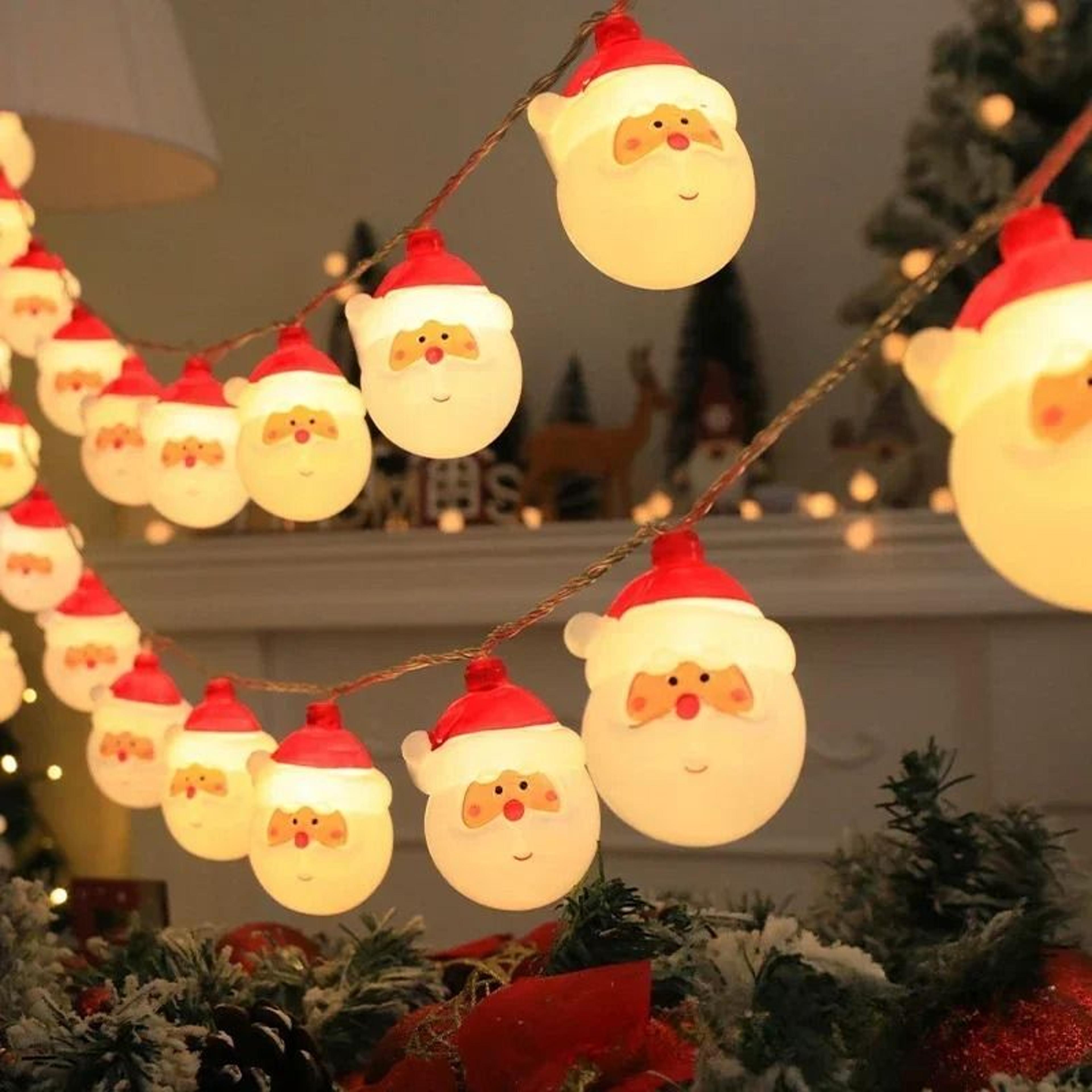 Santa Claus LED String Light Garland 7