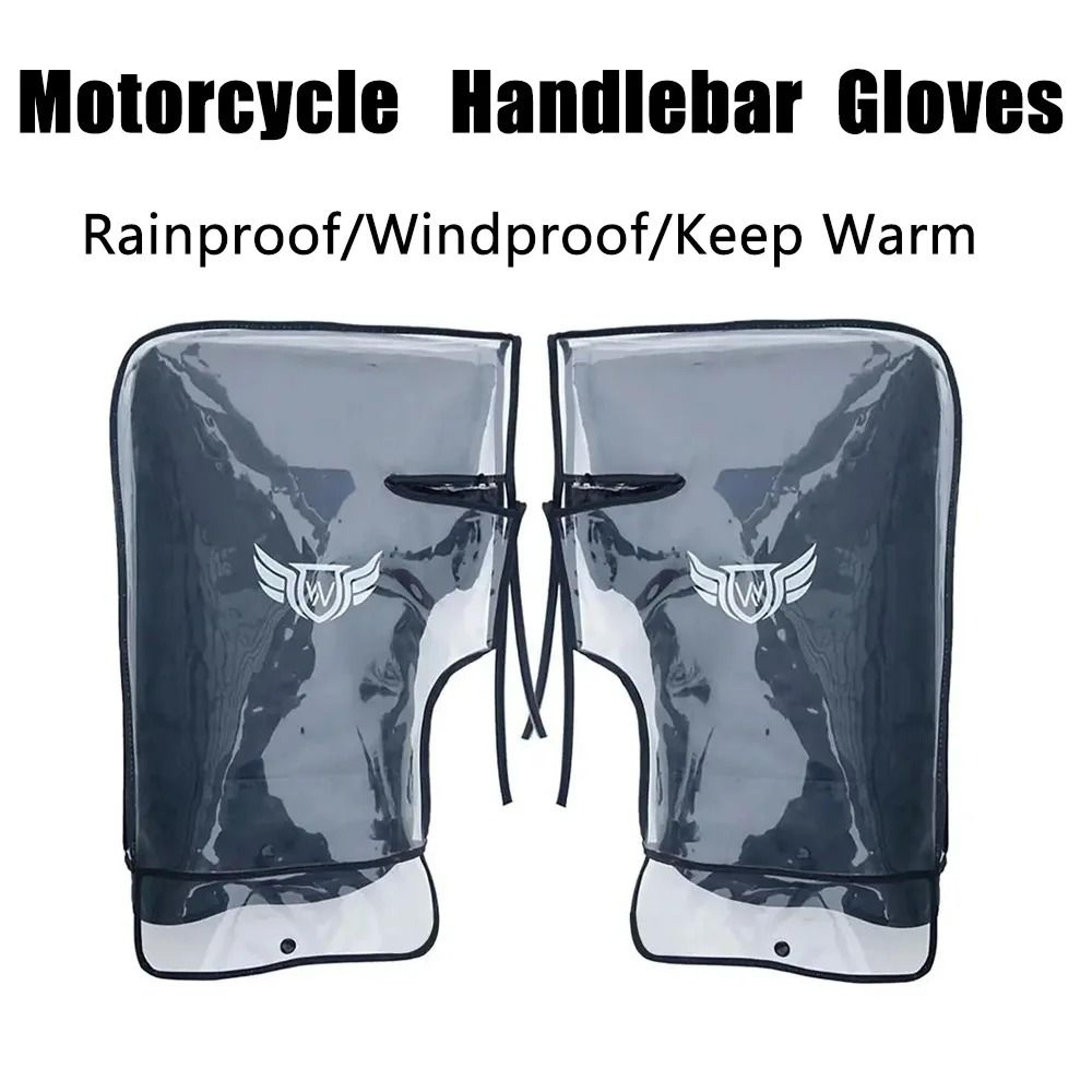 Motorcycle Handlebar Gloves Waterproof Winter Windproof Handle Covers 0