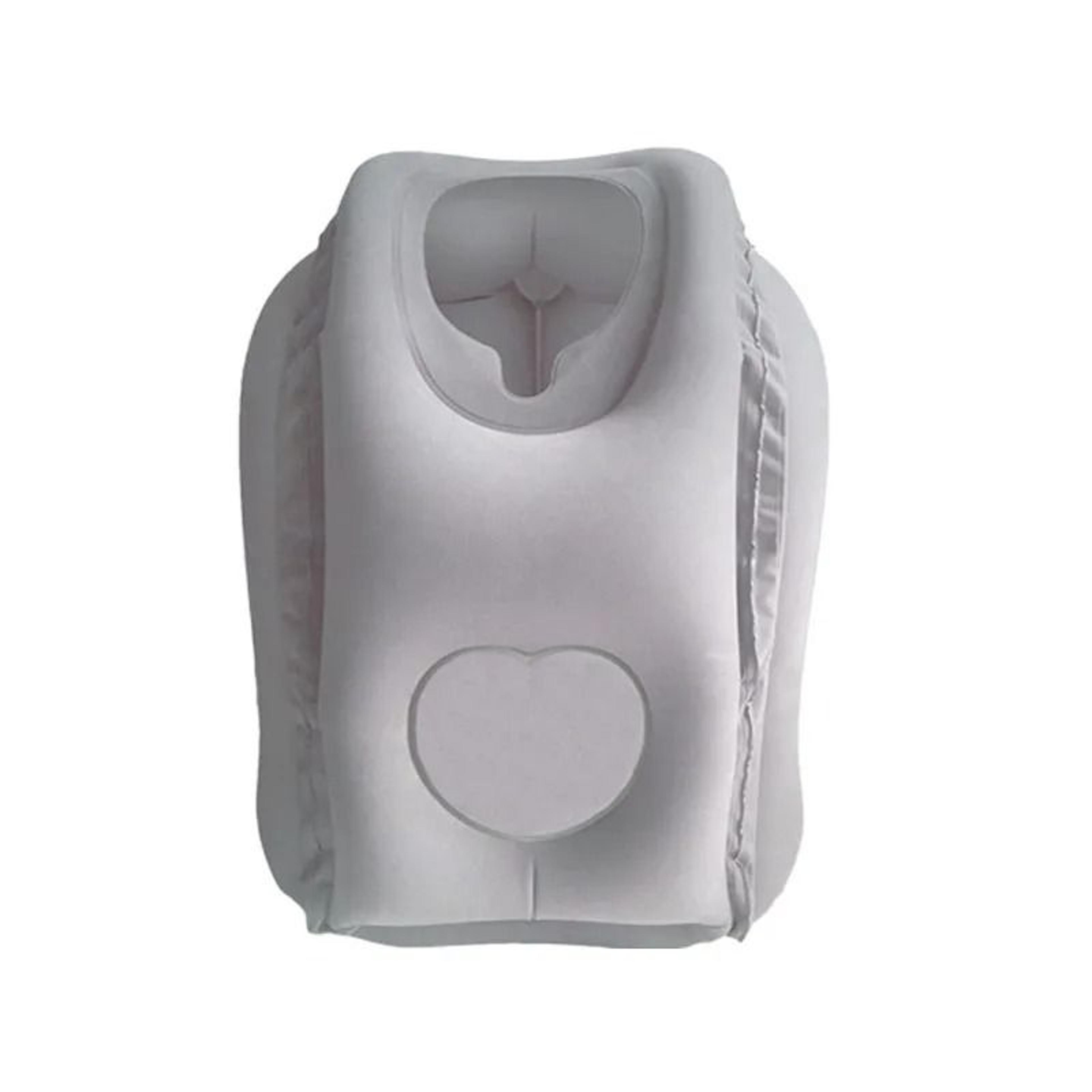 Inflatable Travel Pillow With Chin And Neck Support 2