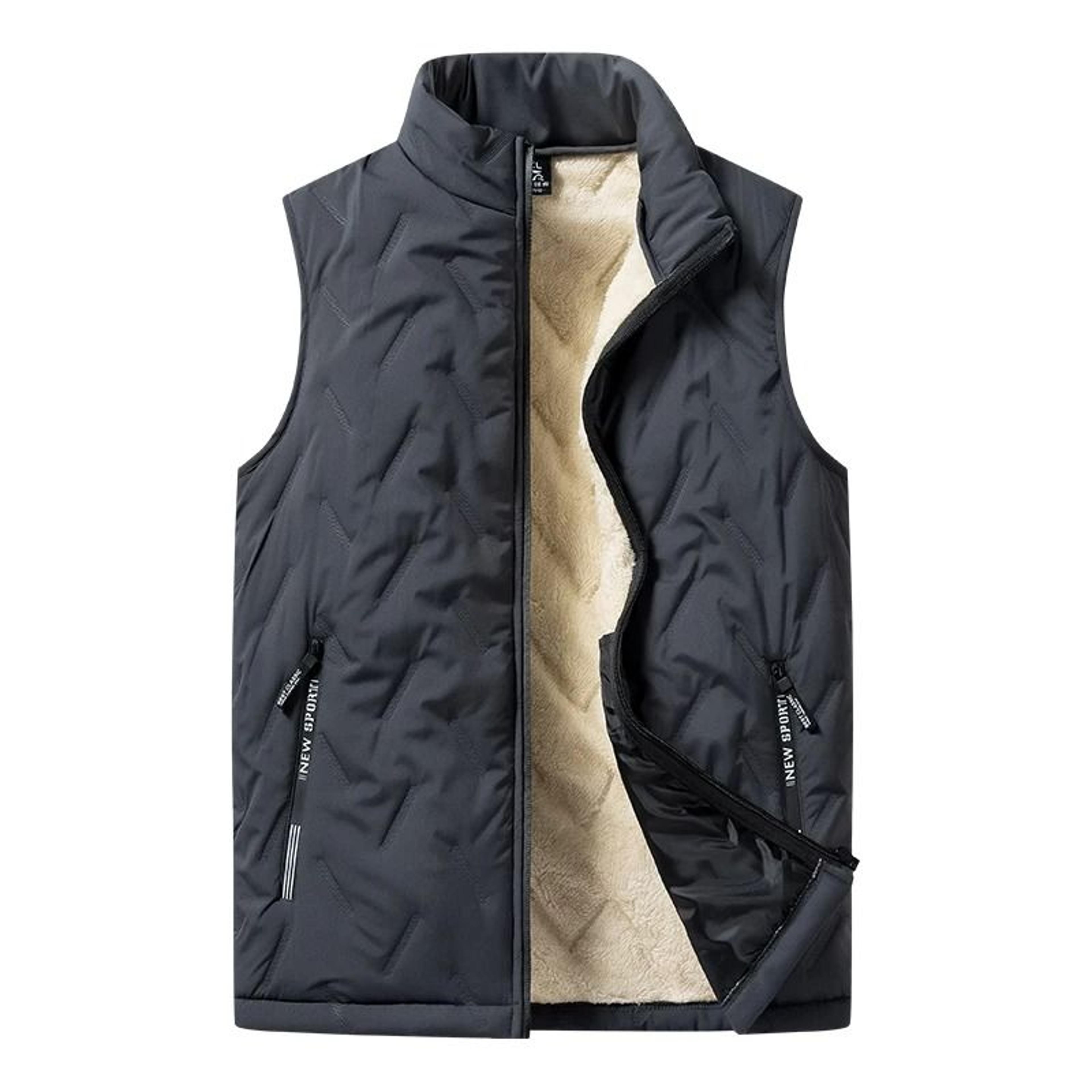 Mens Warm Cotton Vest Jacket 5