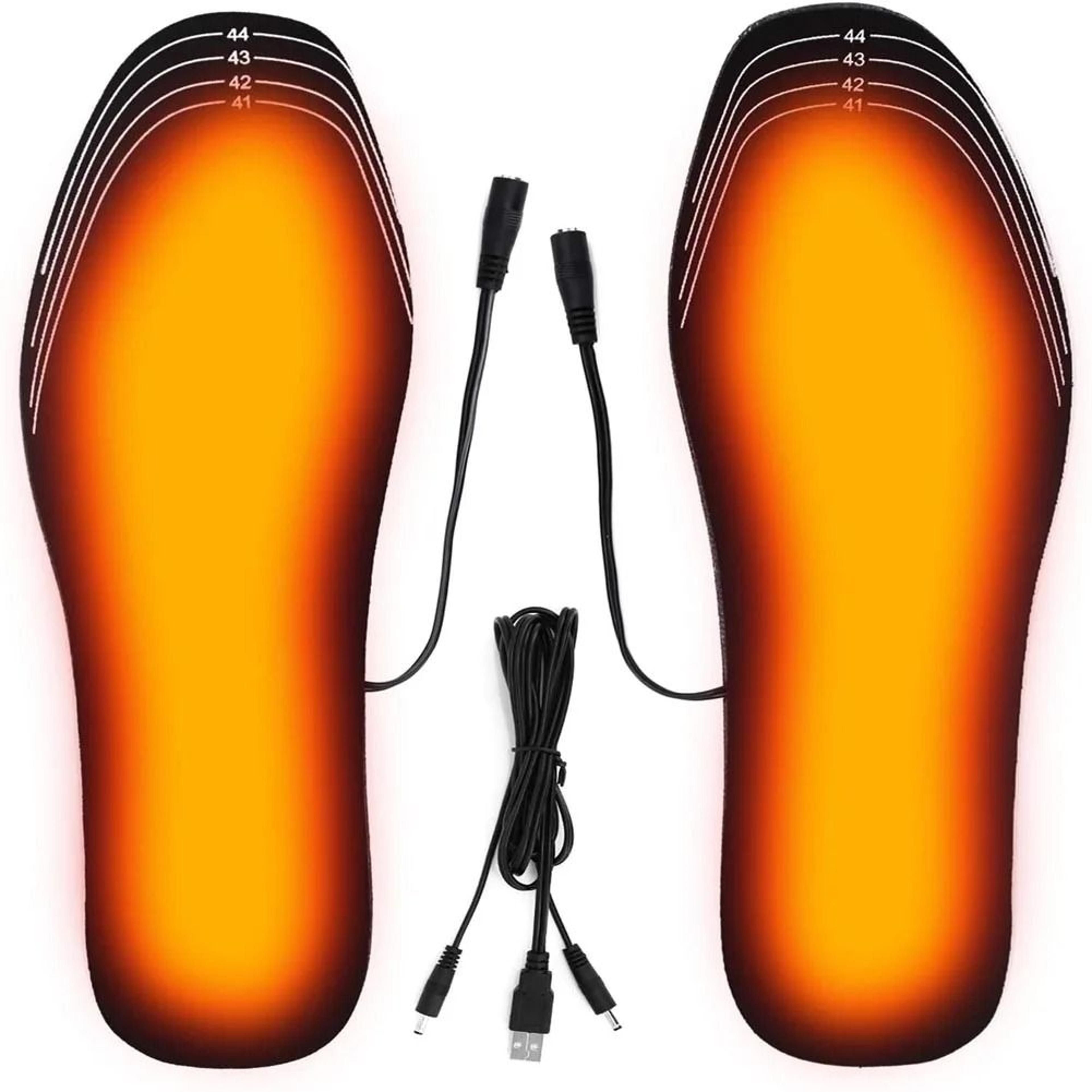 USB Heated Shoe Insoles With Carbon Fiber Heating Pads For Winter Warmth 7