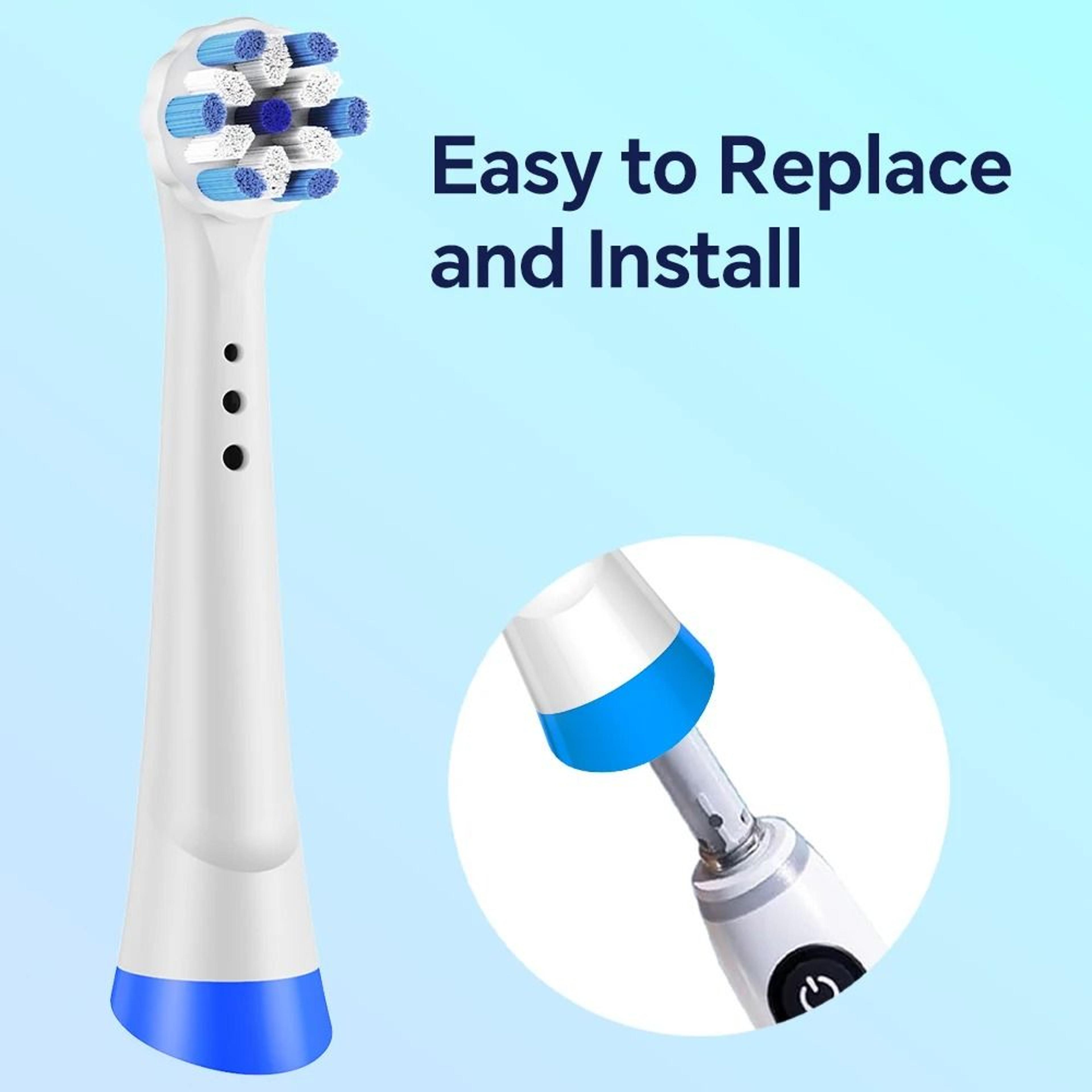 Replacement Toothbrush Heads Compatible With IO Electric Toothbrush 4