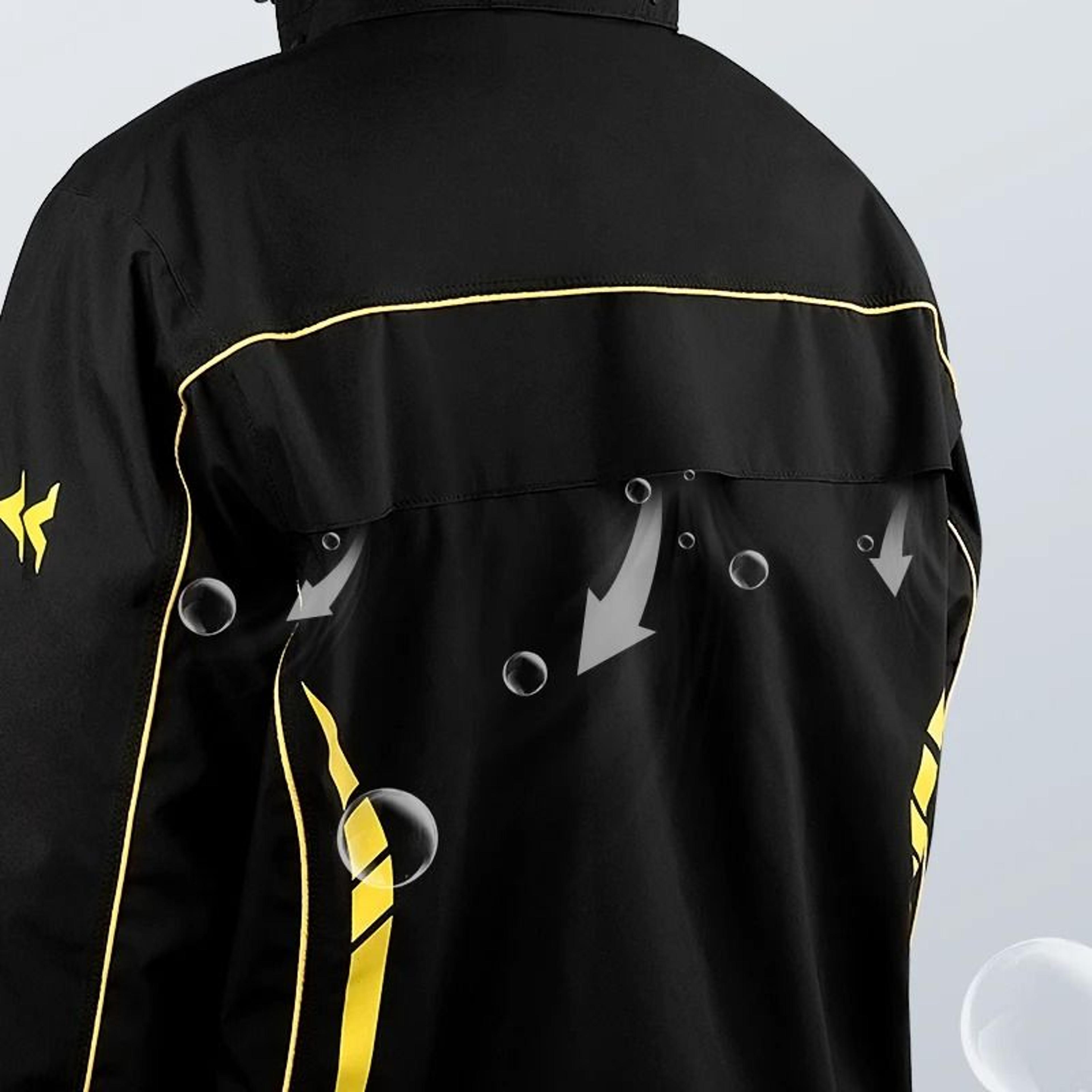 Waterproof Motorcycle Rain Suit With Pants  Breathable Reflective And Protective 2Piece Riding Gear 3