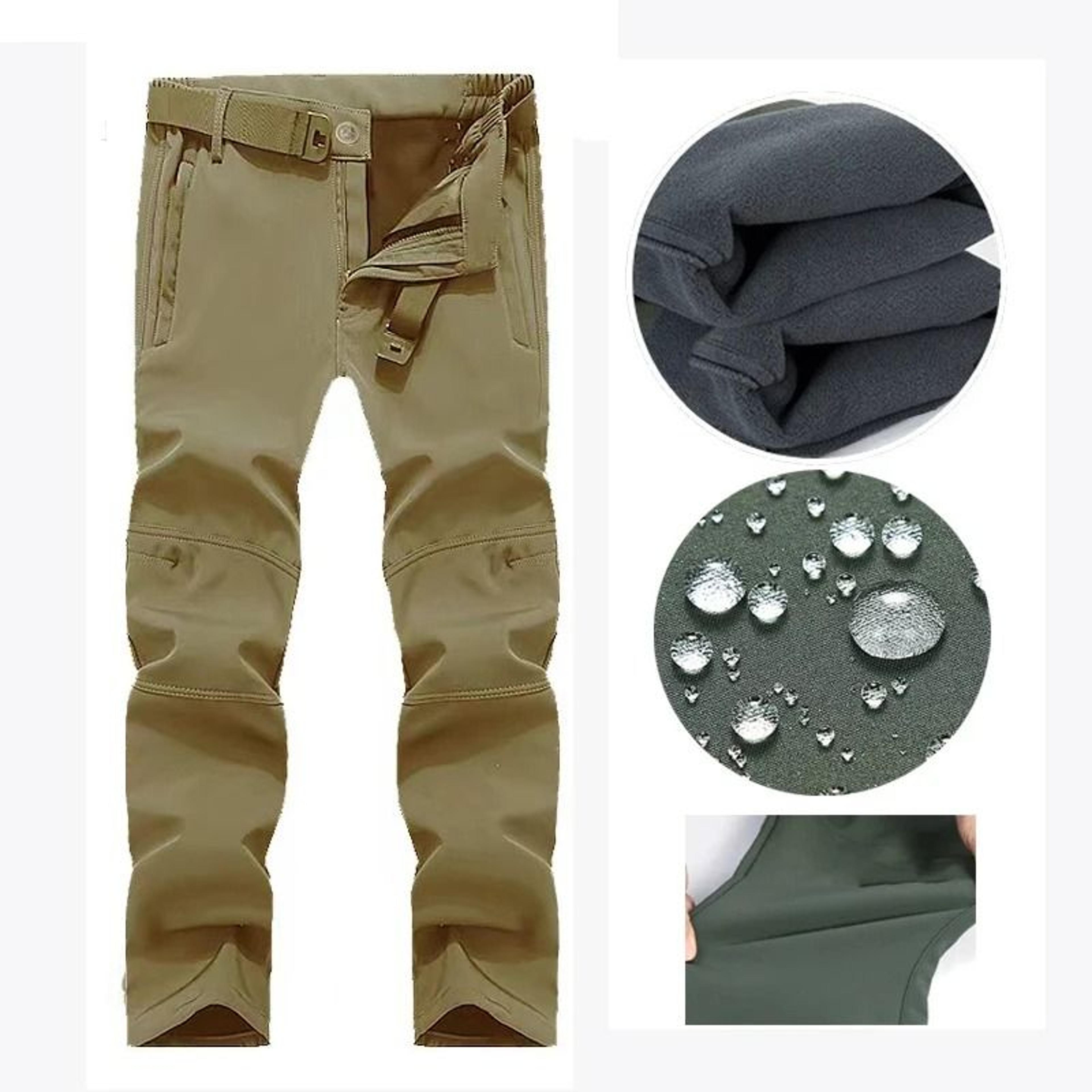 Waterproof Softshell Fleece Jacket And Pants  Mens Outdoor Hiking Camping And Skiing Set 14