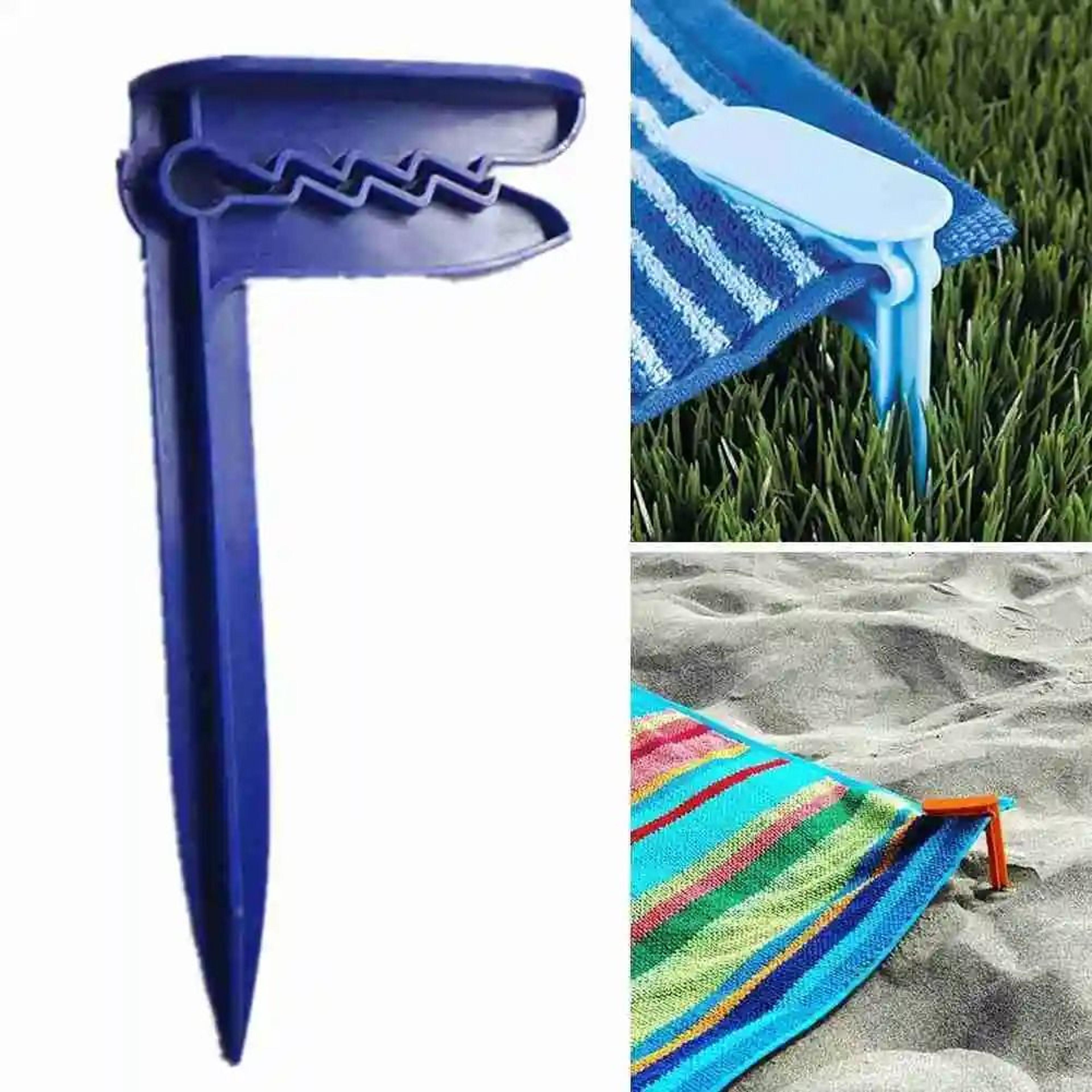 Beach Towel Clip Set Of 4 Camping Mat And Cloth Holder 1