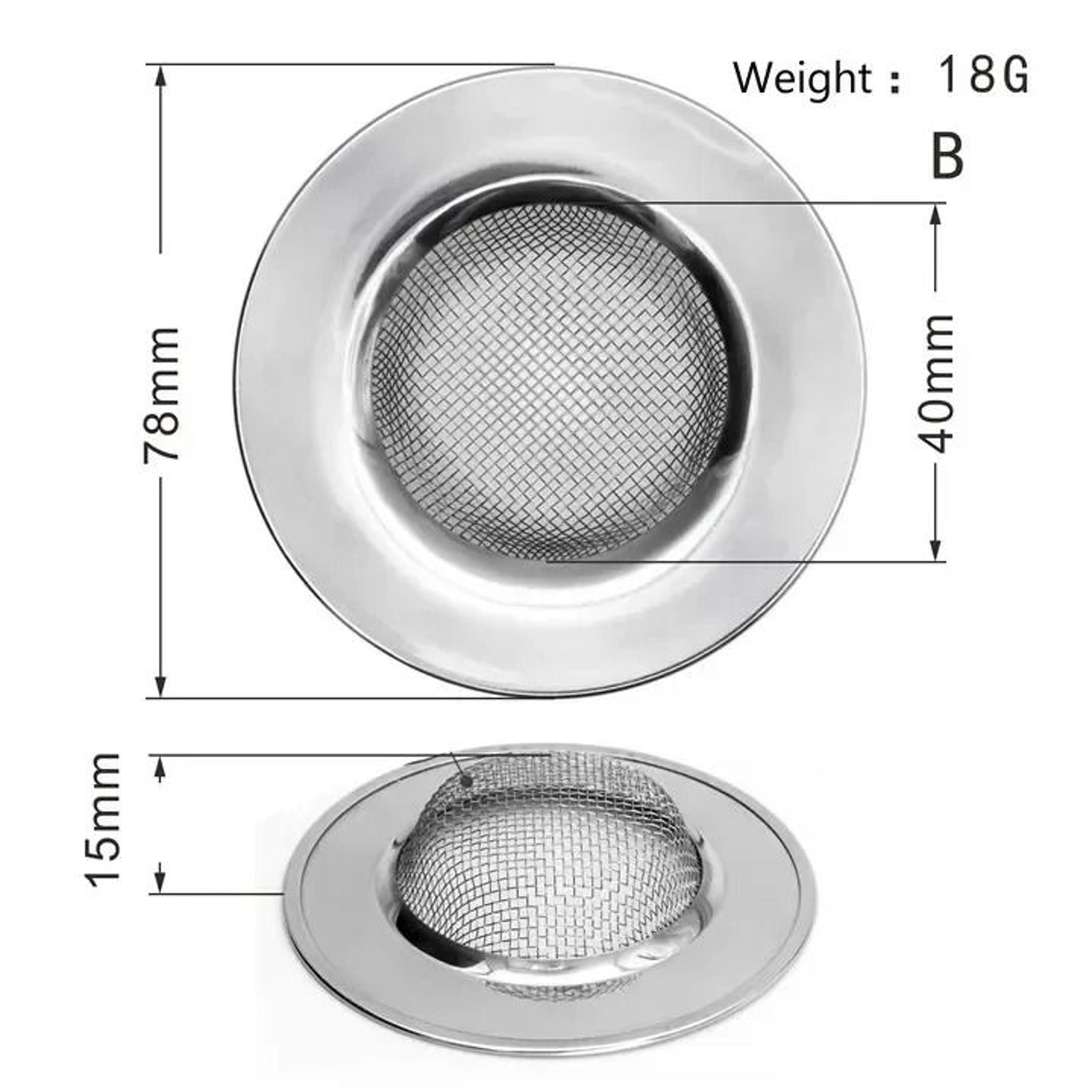 Stainless Steel Sink Strainer Filter For Kitchen And Bathroom Drains 7