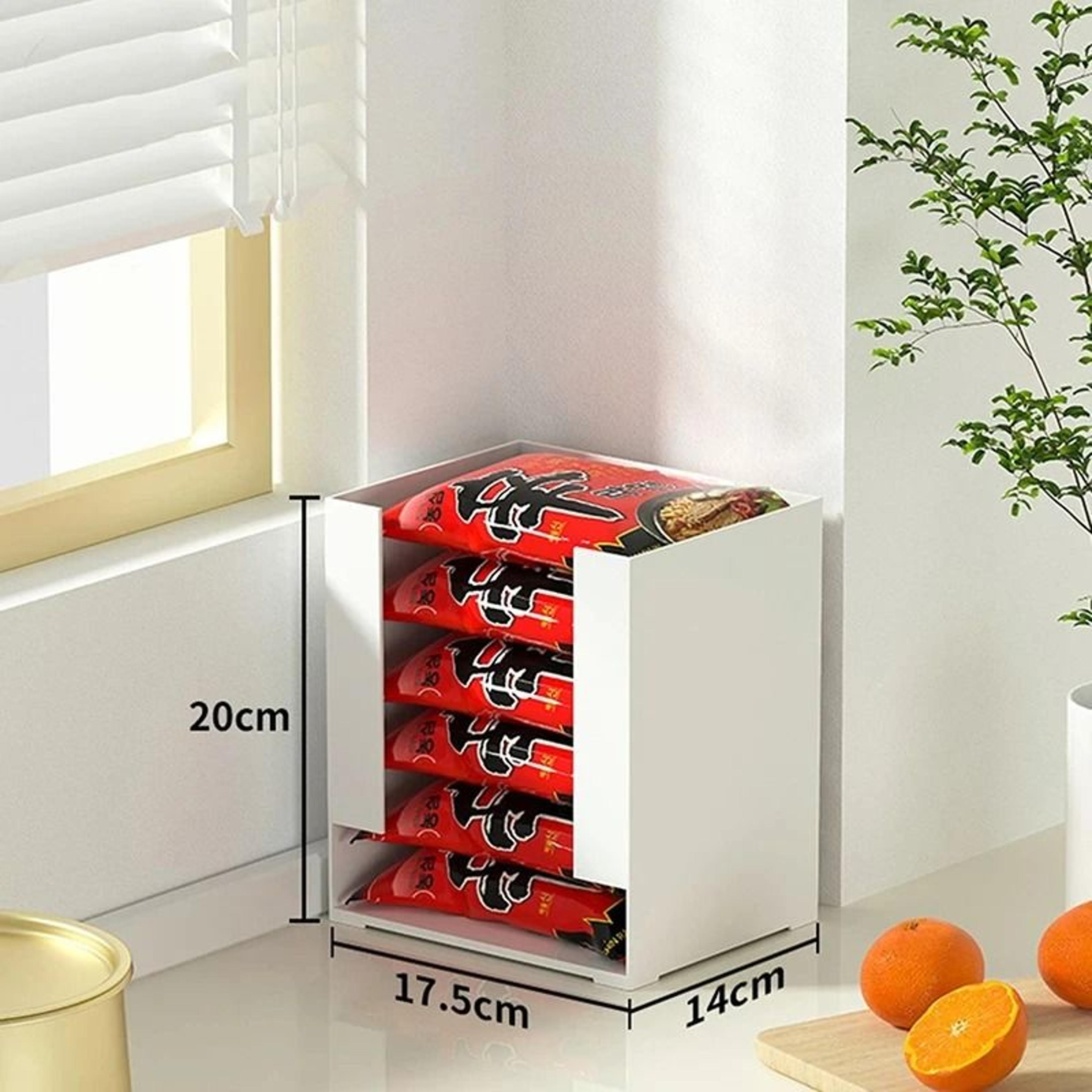 Ramen Storage Box Kitchen Organizer For Noodles And Household Essentials 6