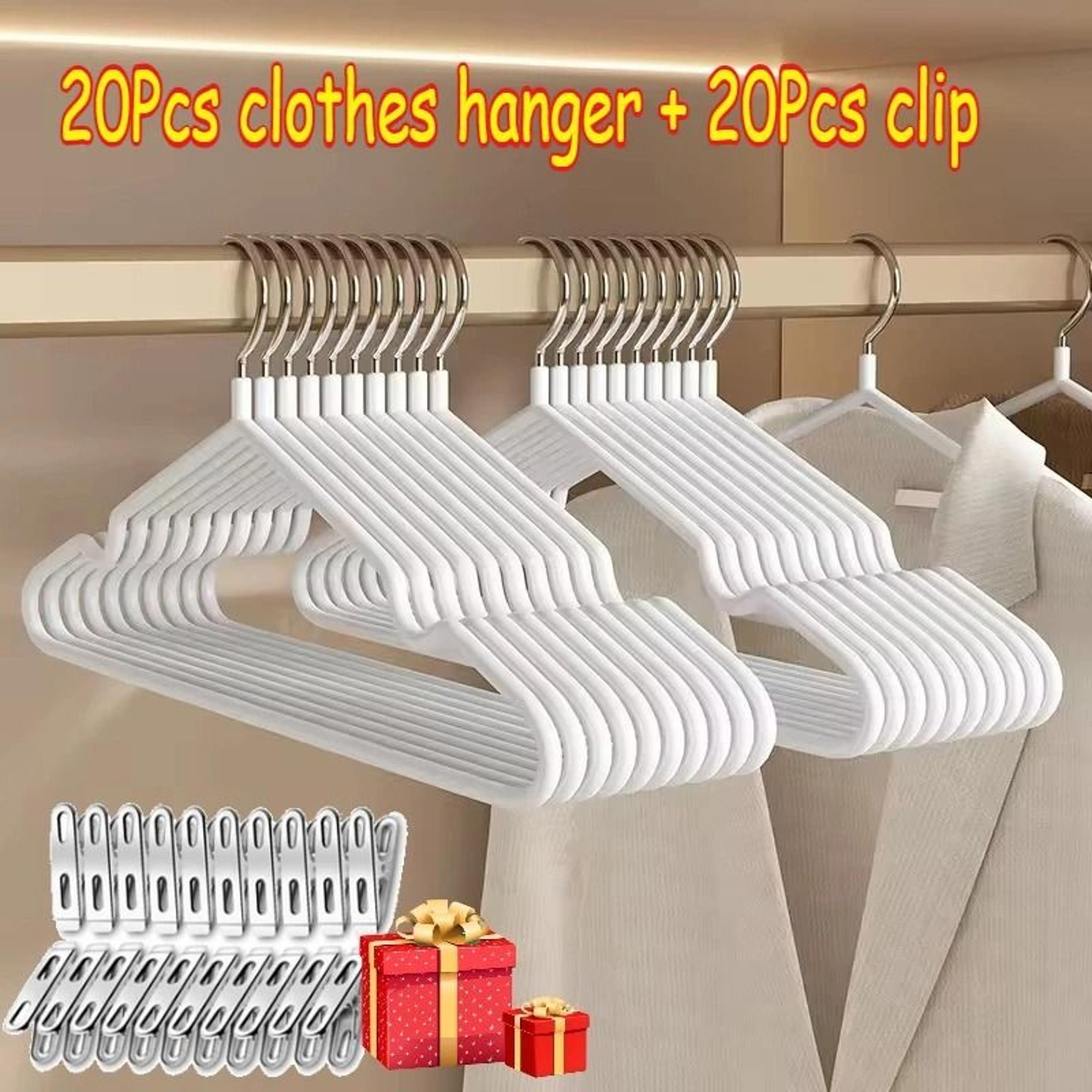 Non Slip Metal Suit And Coat Hangers Heavy Duty Clothes Organizer With Round Notches 10