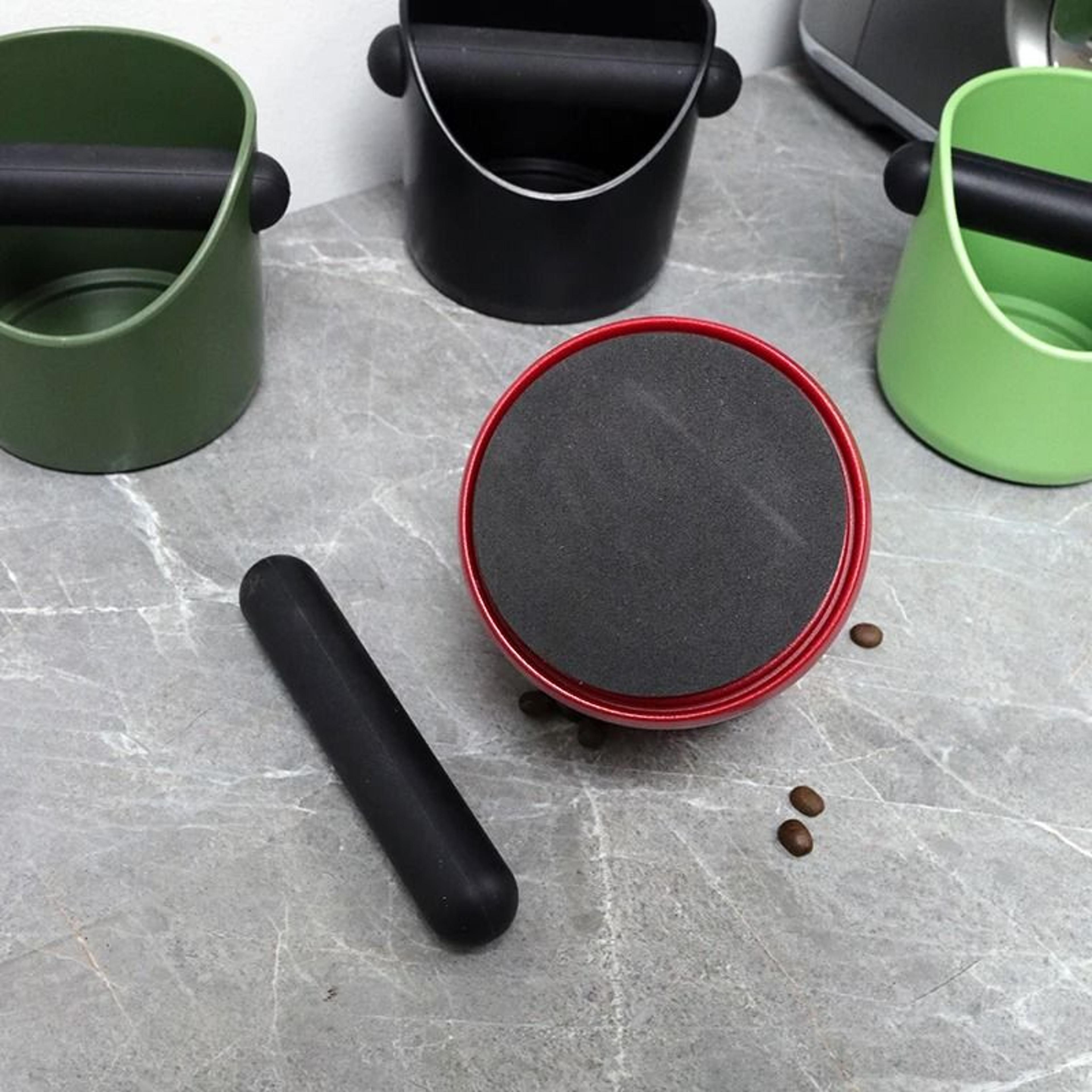 Coffee Knock Box AntiSlip Grind Bin With Removable Bar For Espresso Machines 2