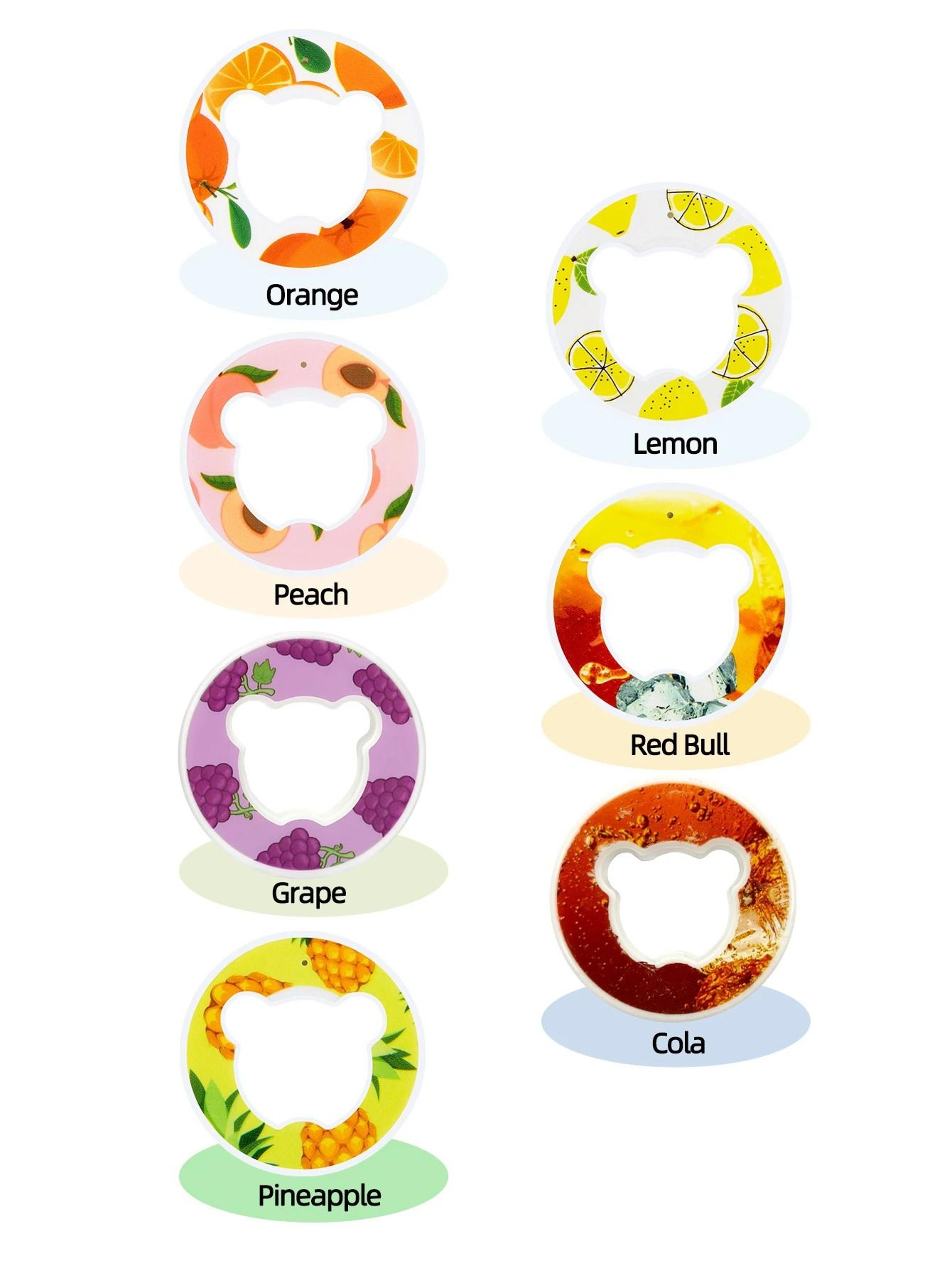 Bear Fruit Flavor Pods For Water Bottles Zero Sugar Zero Calorie Drink Enhancers 5