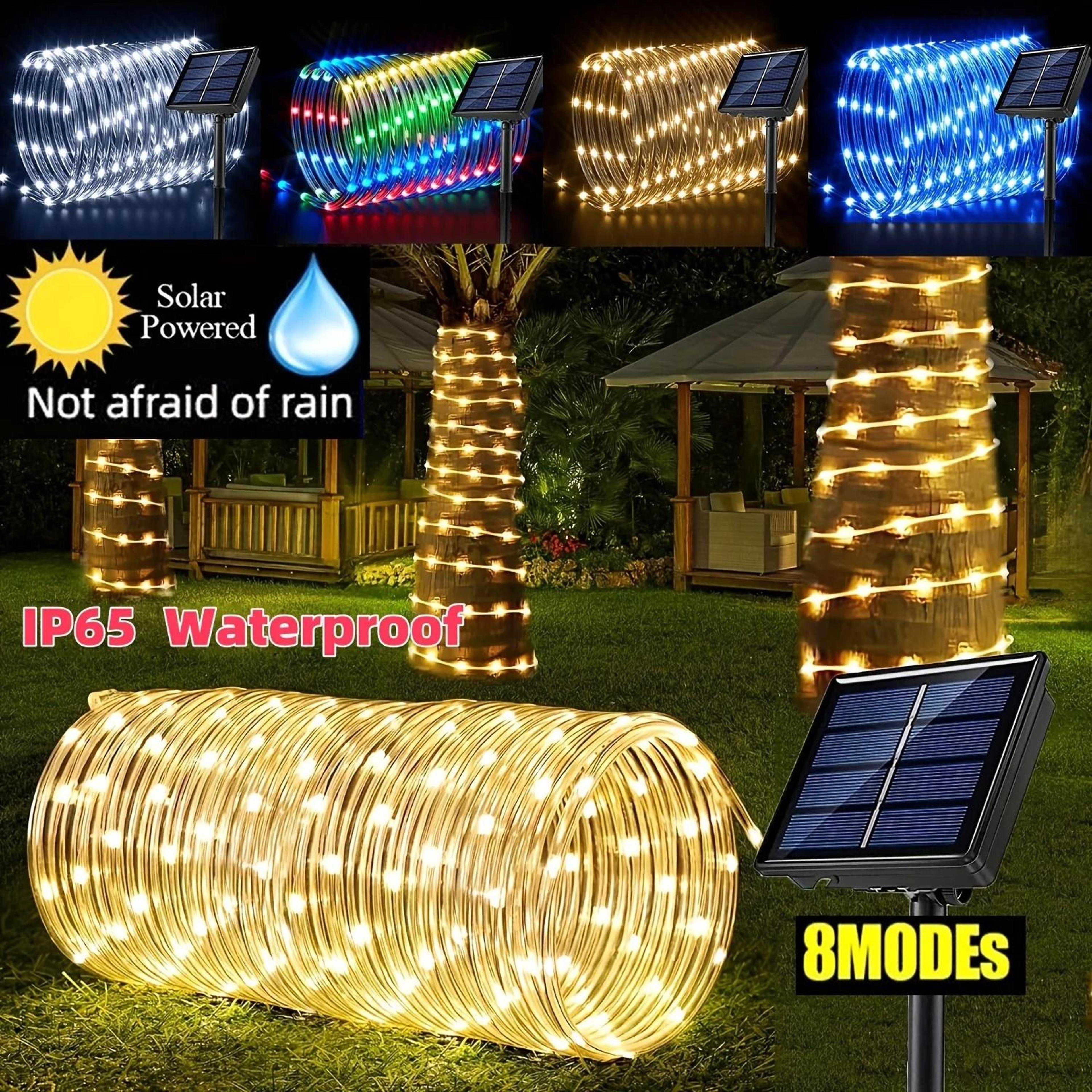 Solar Powered LED String Lights Outdoor Fairy Lights 0