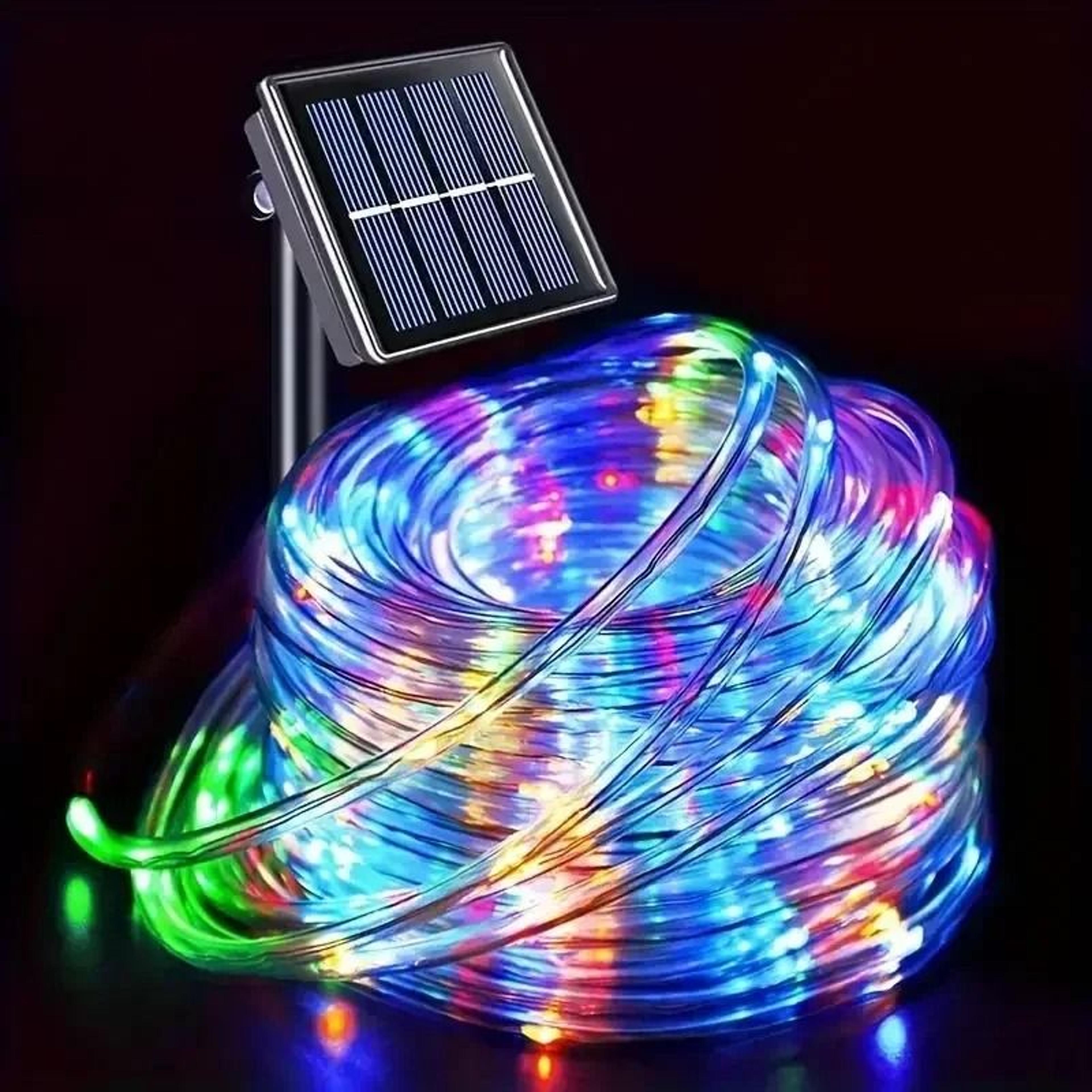 Solar Powered LED String Lights Outdoor Fairy Lights 6