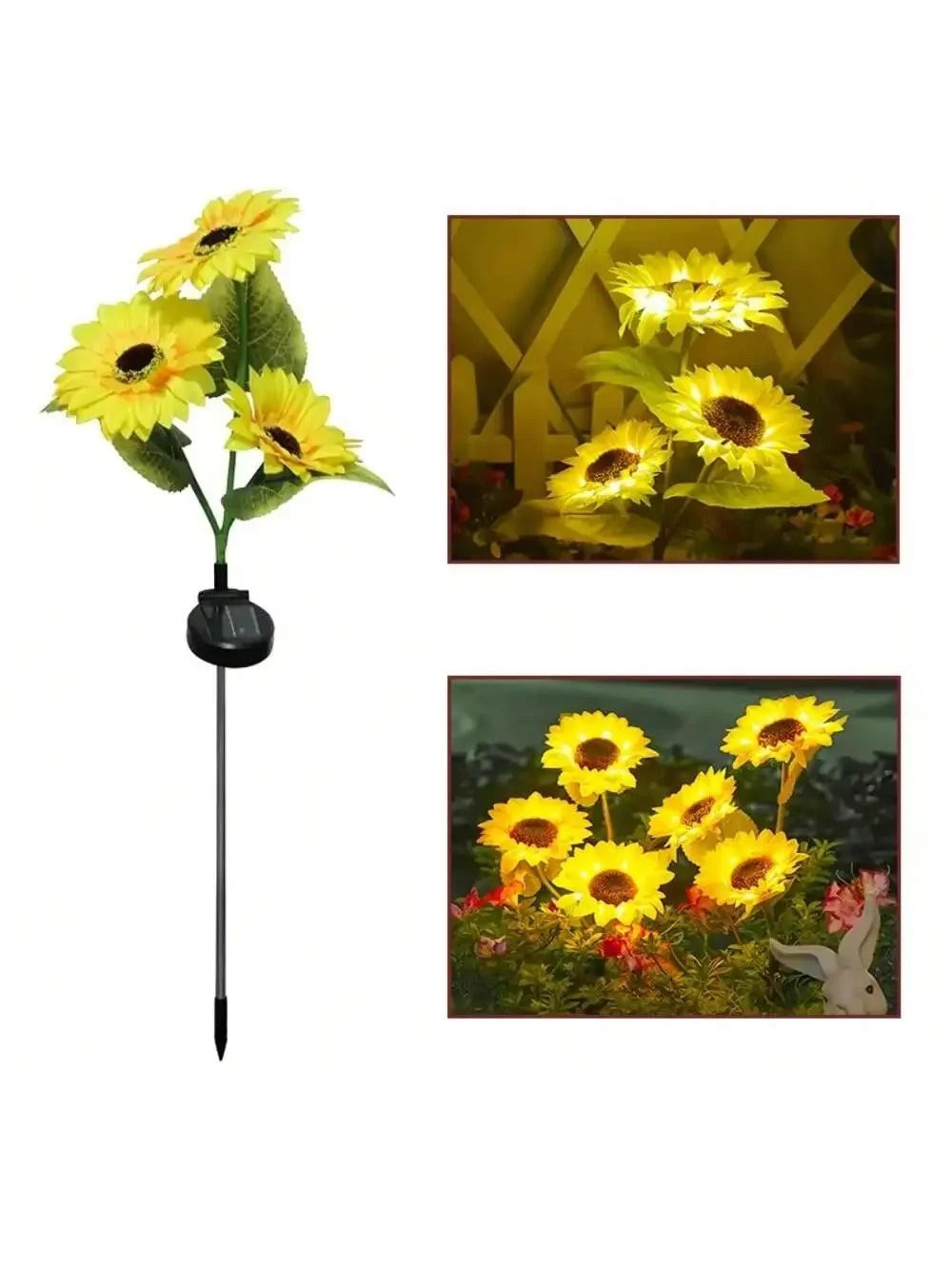 Solar Sunflower Garden Light 0