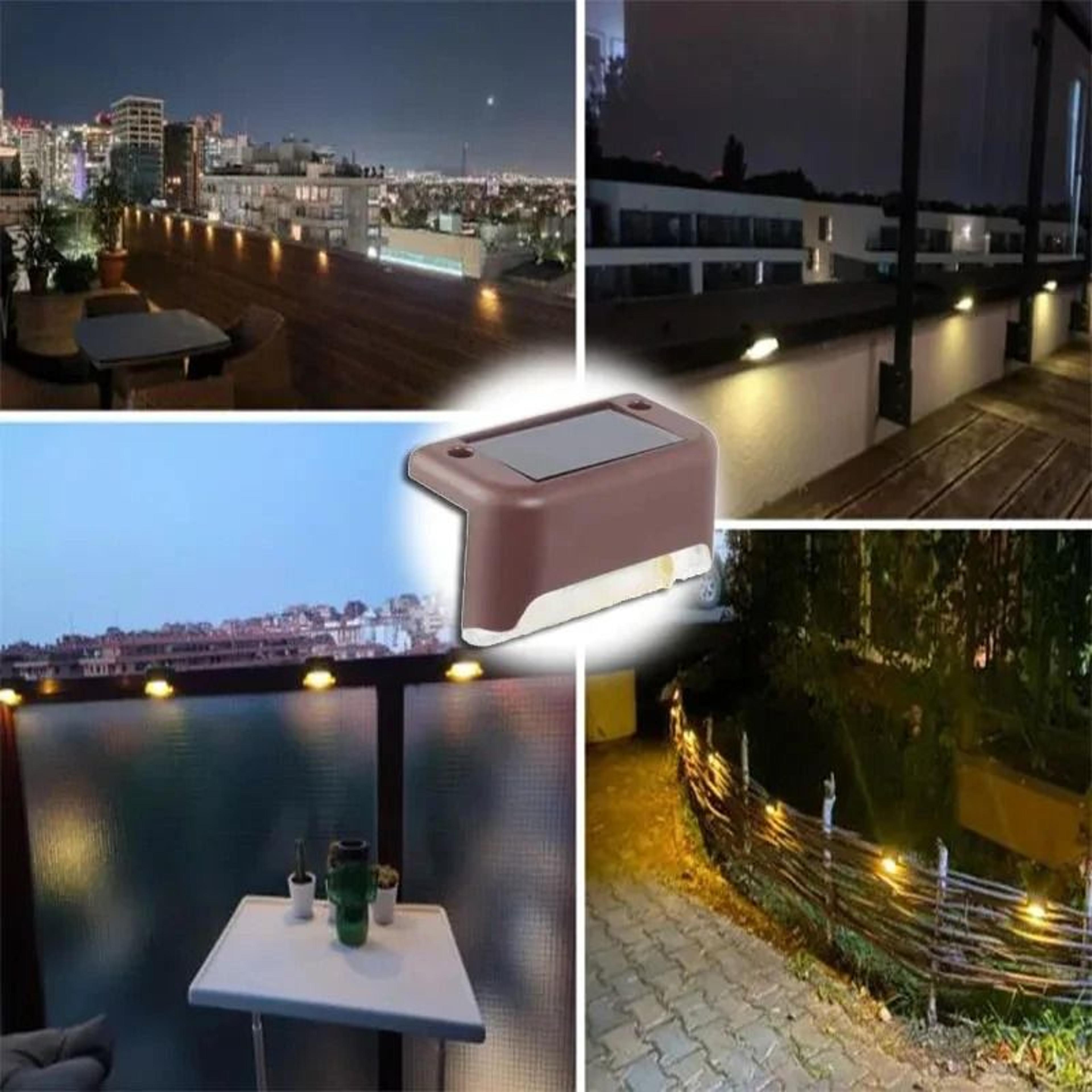 Solar Deck Light Outdoor Waterproof Step Lamp 6