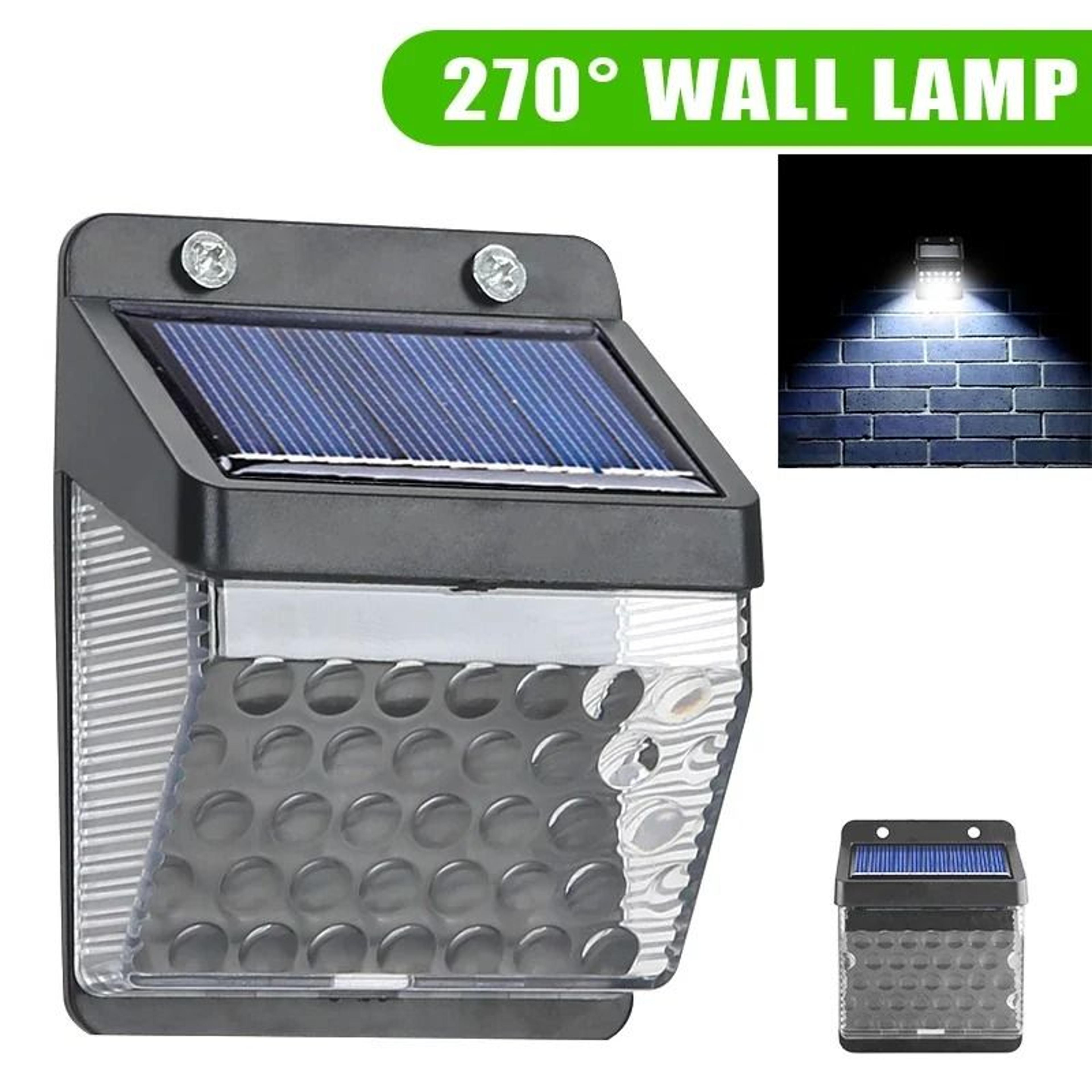 Solar Motion Sensor Wall Light  30 LED Outdoor Waterproof Lamp For Garden Fence And Pathway 16