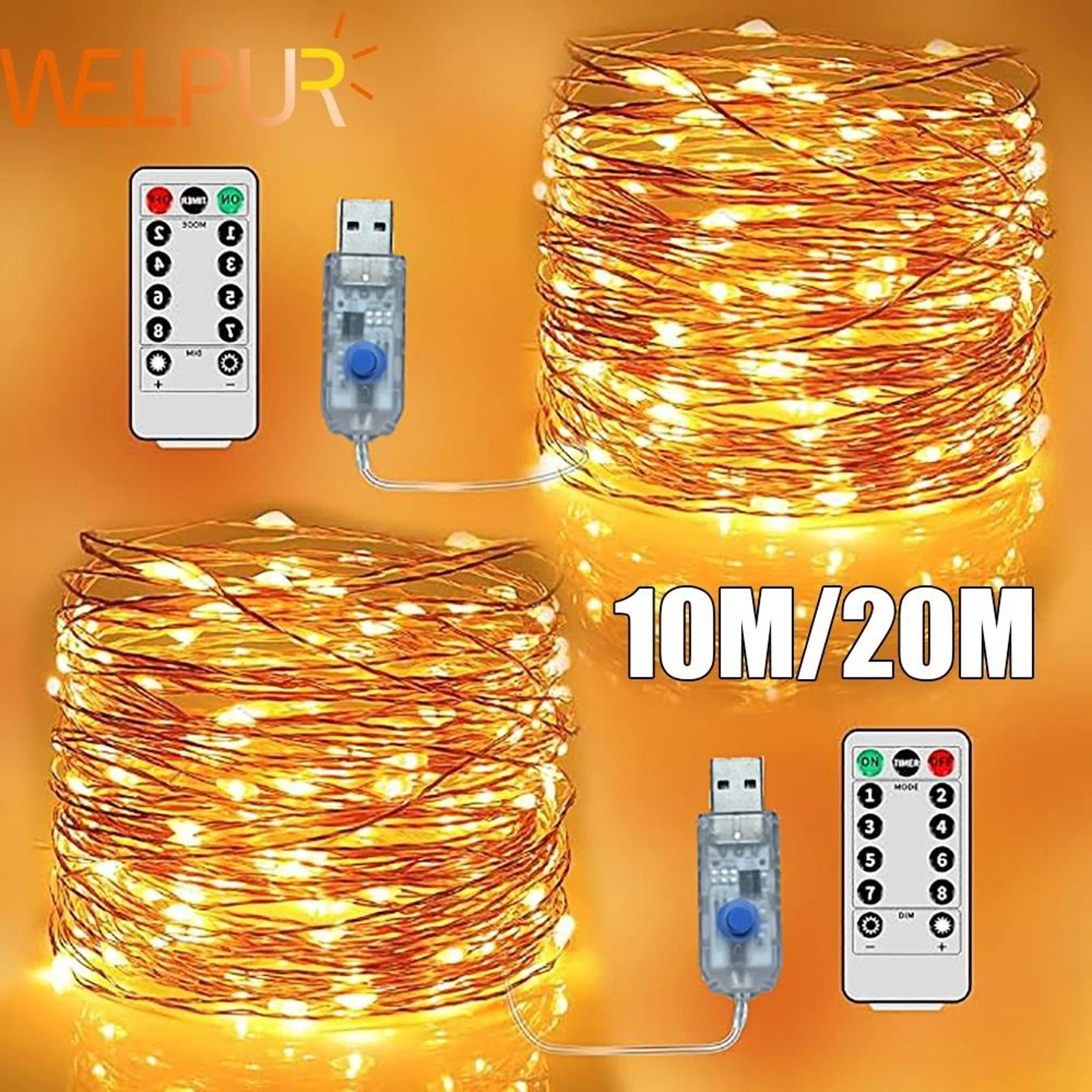 USB LED String Lights  Flexible Copper Wire Fairy Garland For Christmas Wedding And Party Decoratio 1