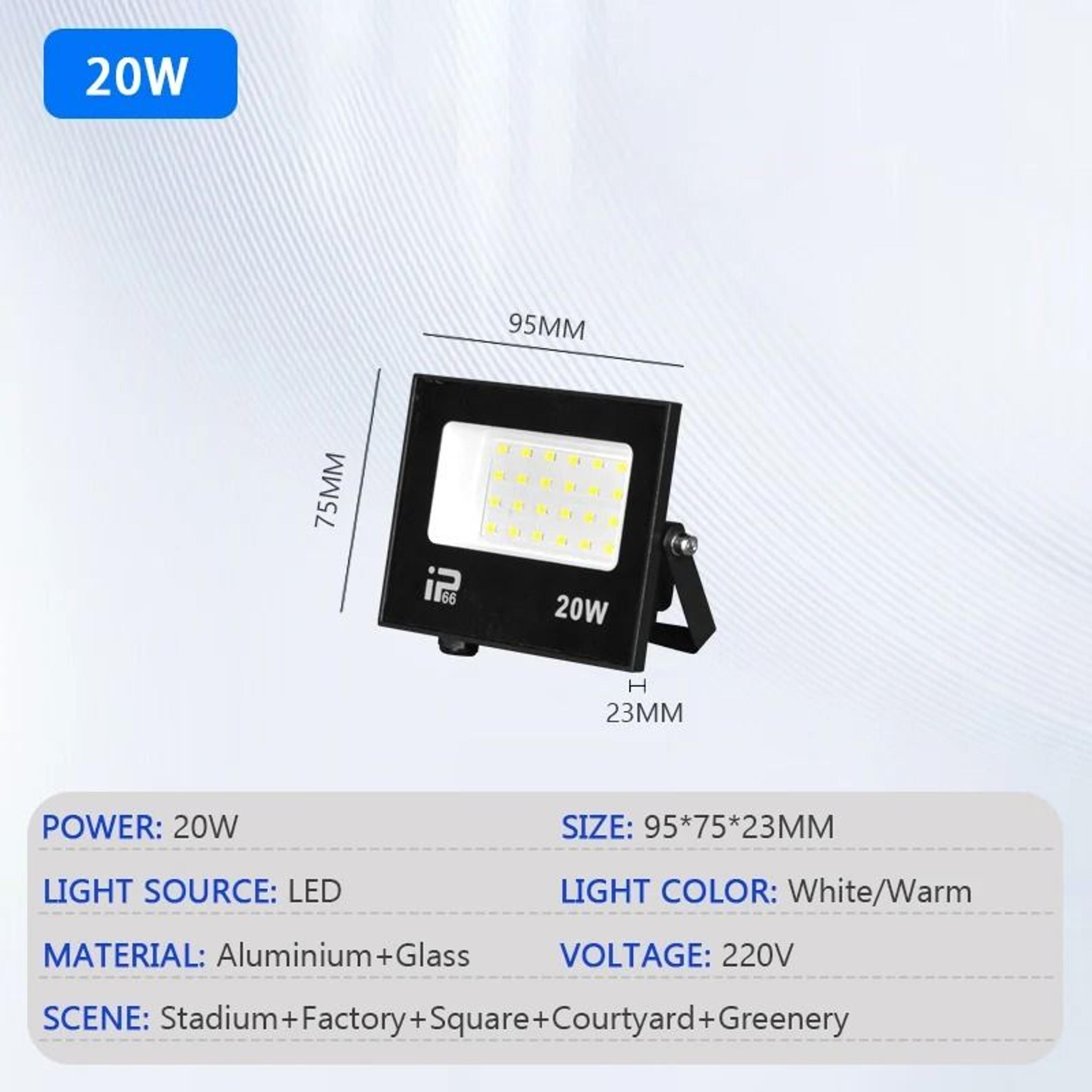 High Brightness LED Flood Light  Outdoor Waterproof Path And Garden Spotlight 10W200W 6