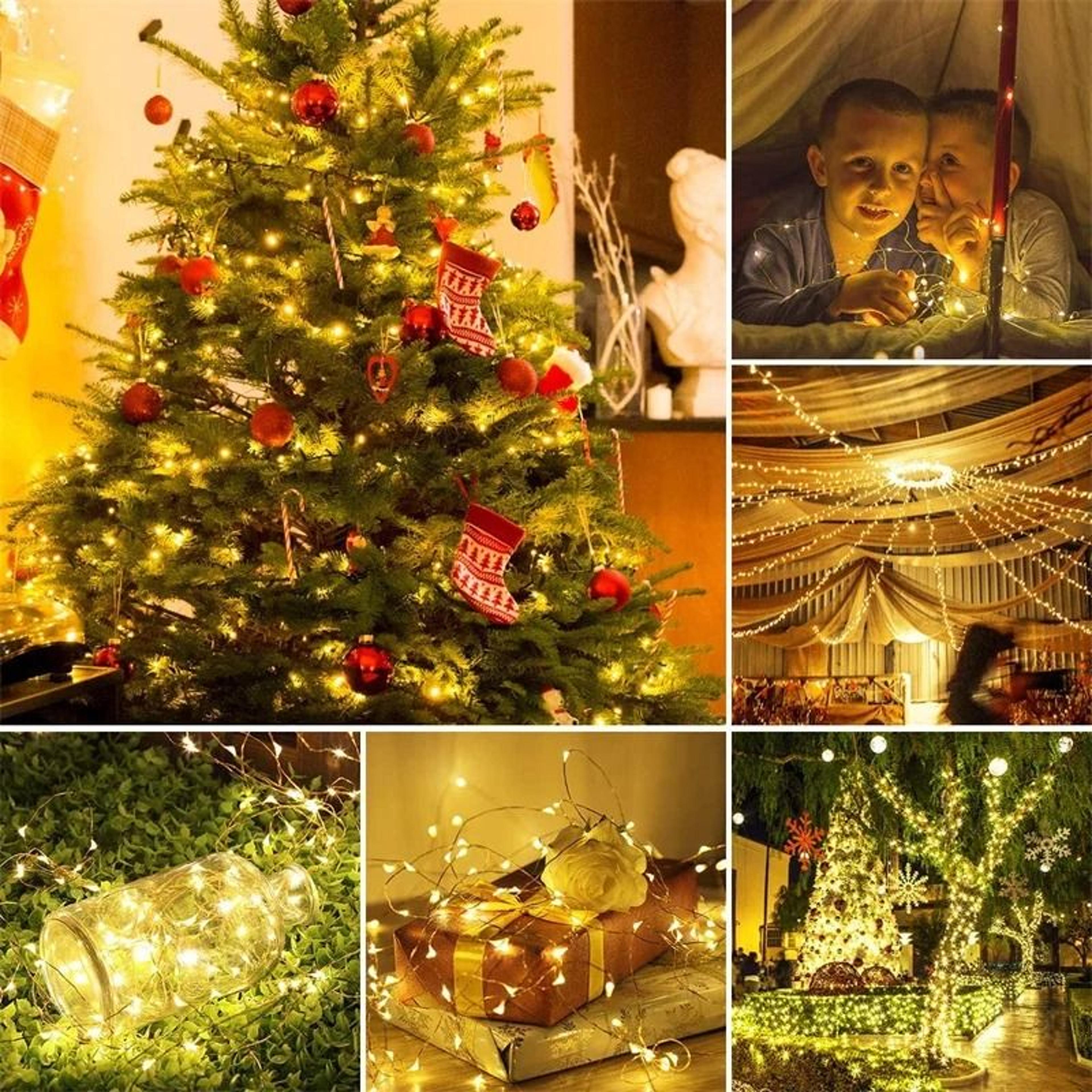 USB LED Fairy Lights  Copper Wire String Light For Home Party And Holiday Decor 1M20M 5
