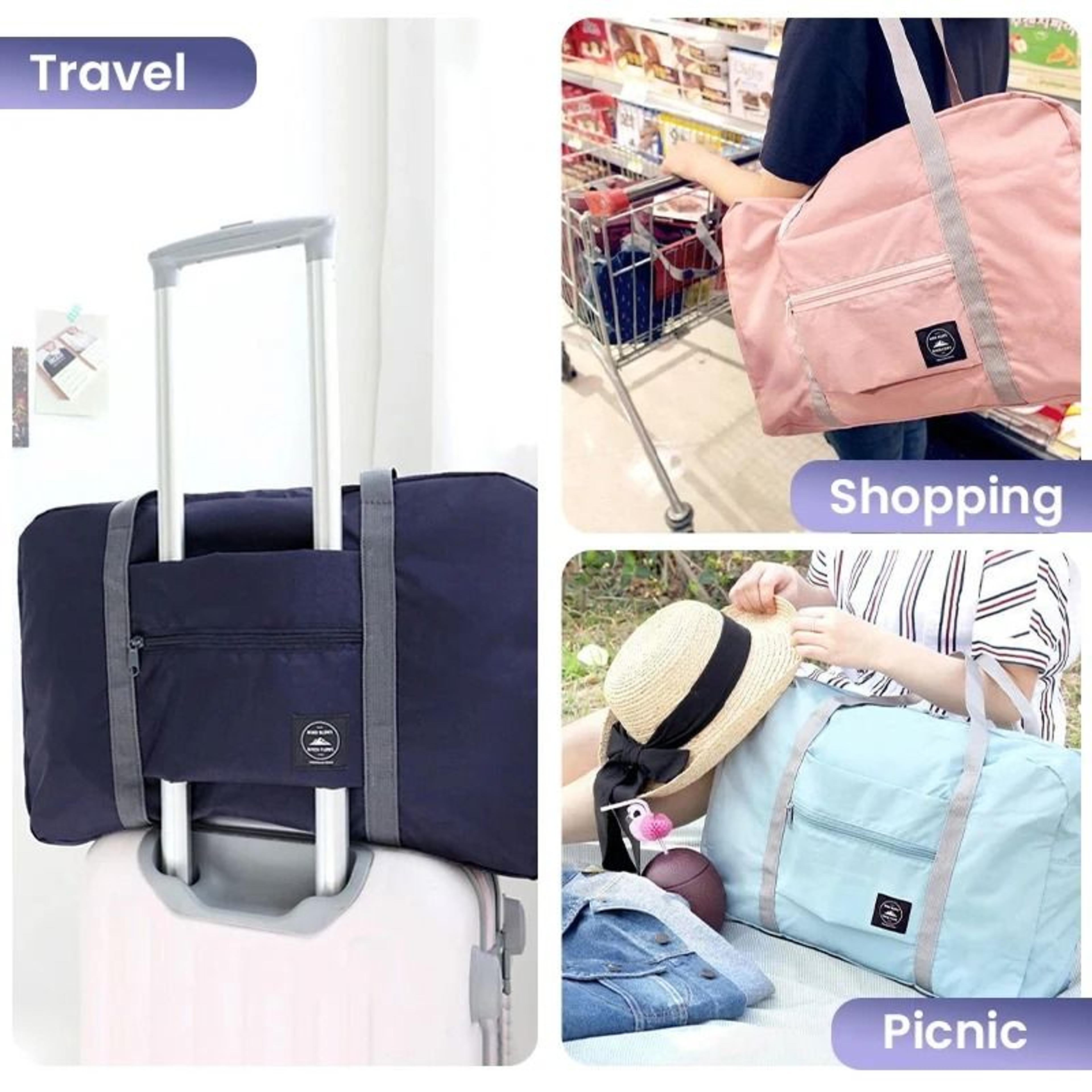 Foldable Travel Duffel Bag For Women  Lightweight Carry On Airline Bag 3