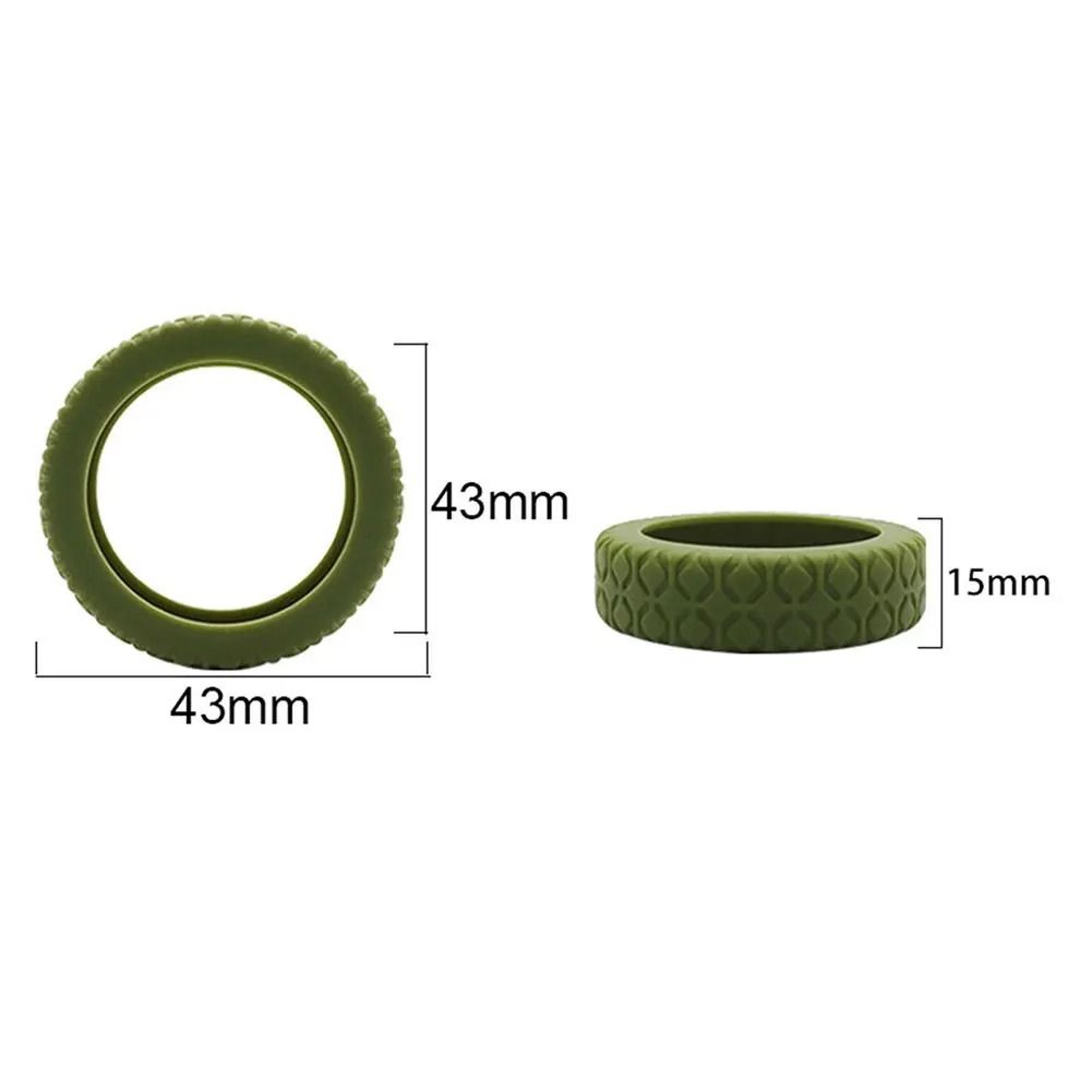 Silicone Luggage Wheel Covers  Noise Reducing And Protective Travel Wheel Guards 5