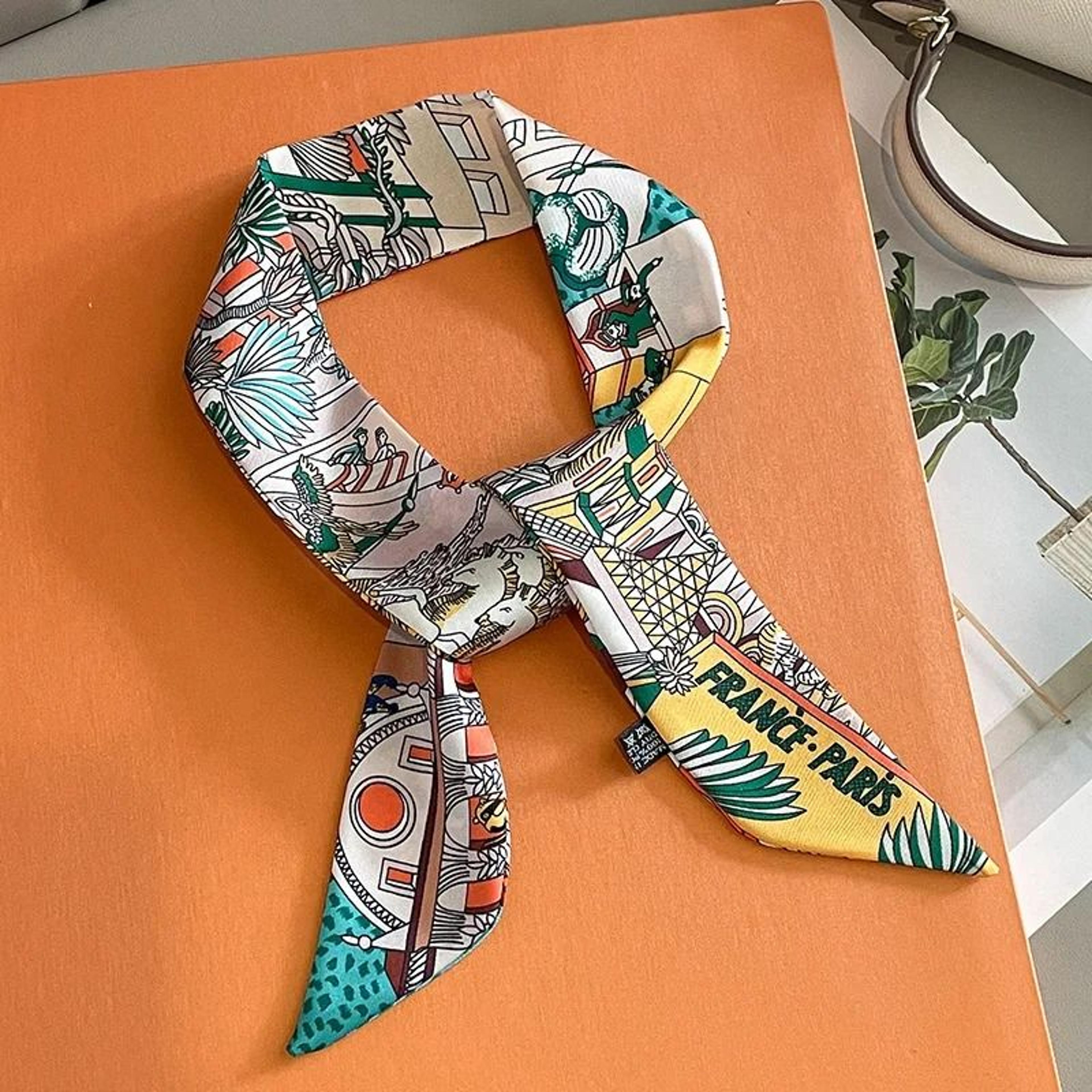 Long Scarf Ribbon Headband For Women  Versatile Neckerchief And Bag Handle Accessory 11