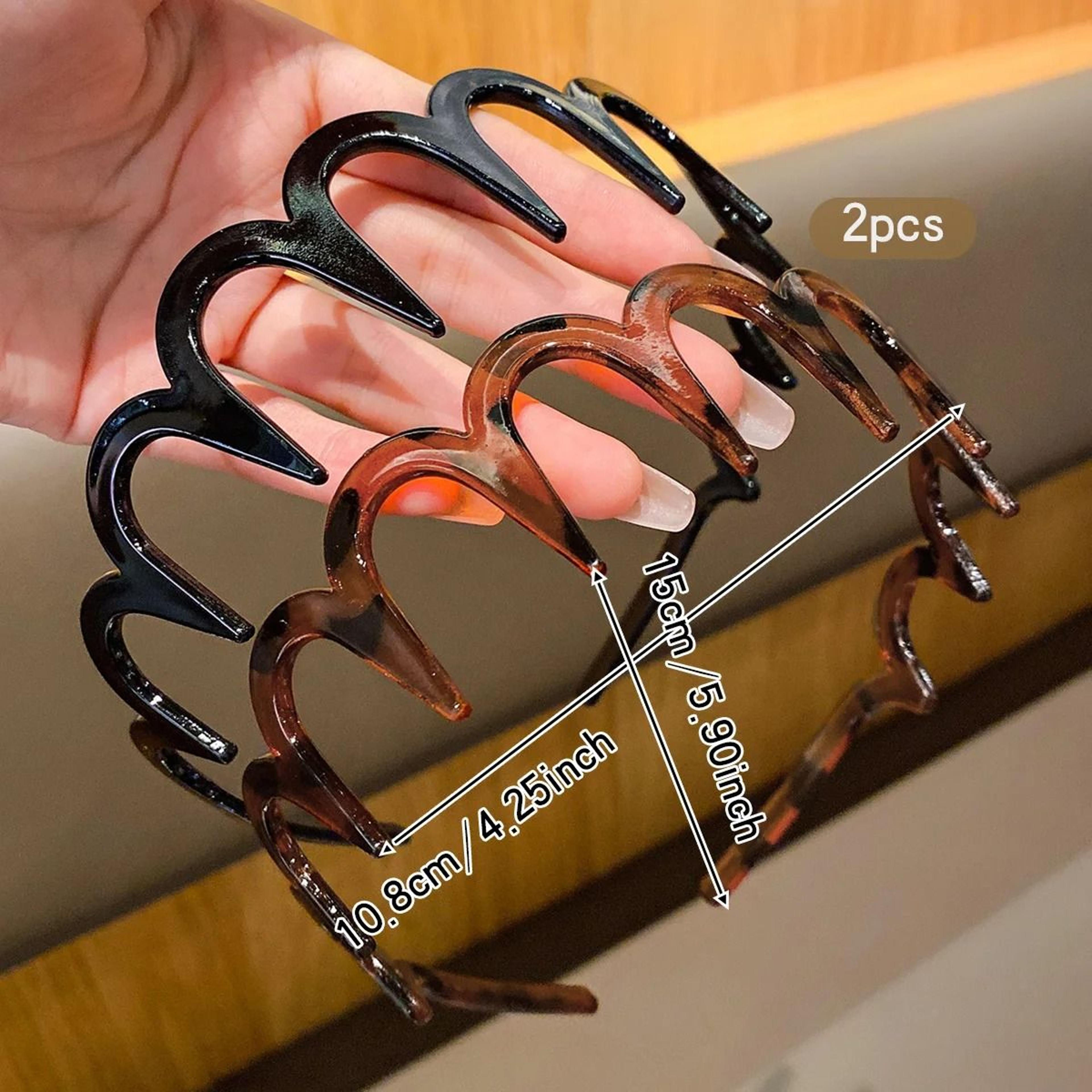2pcs Anti Slip Hair Clips With Teeth  Durable Hair Accessories For Daily Use 1