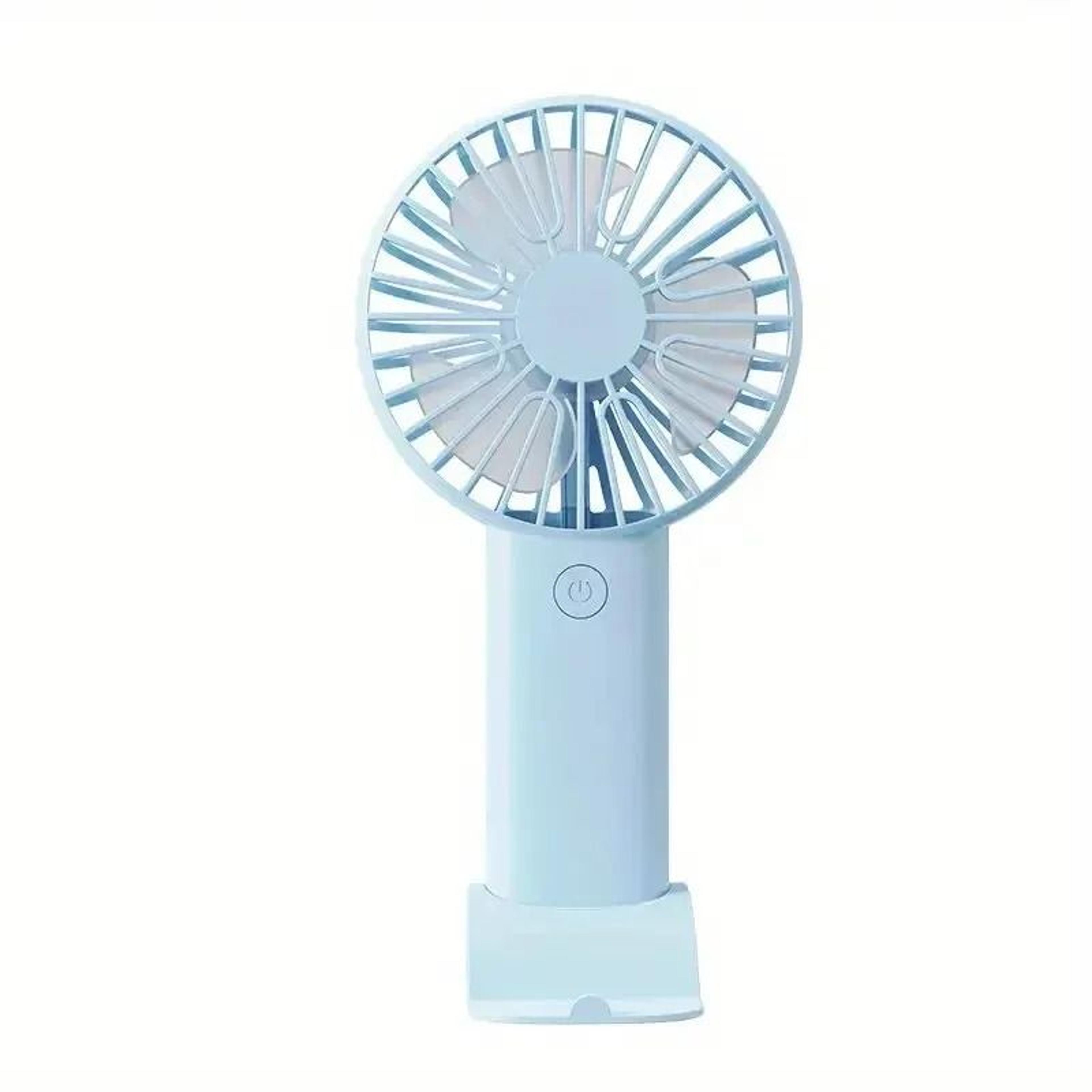 Mini USB Charging Handheld Fan With Mobile Phone Holder Portable 3in1 Desk And Travel Fan 7