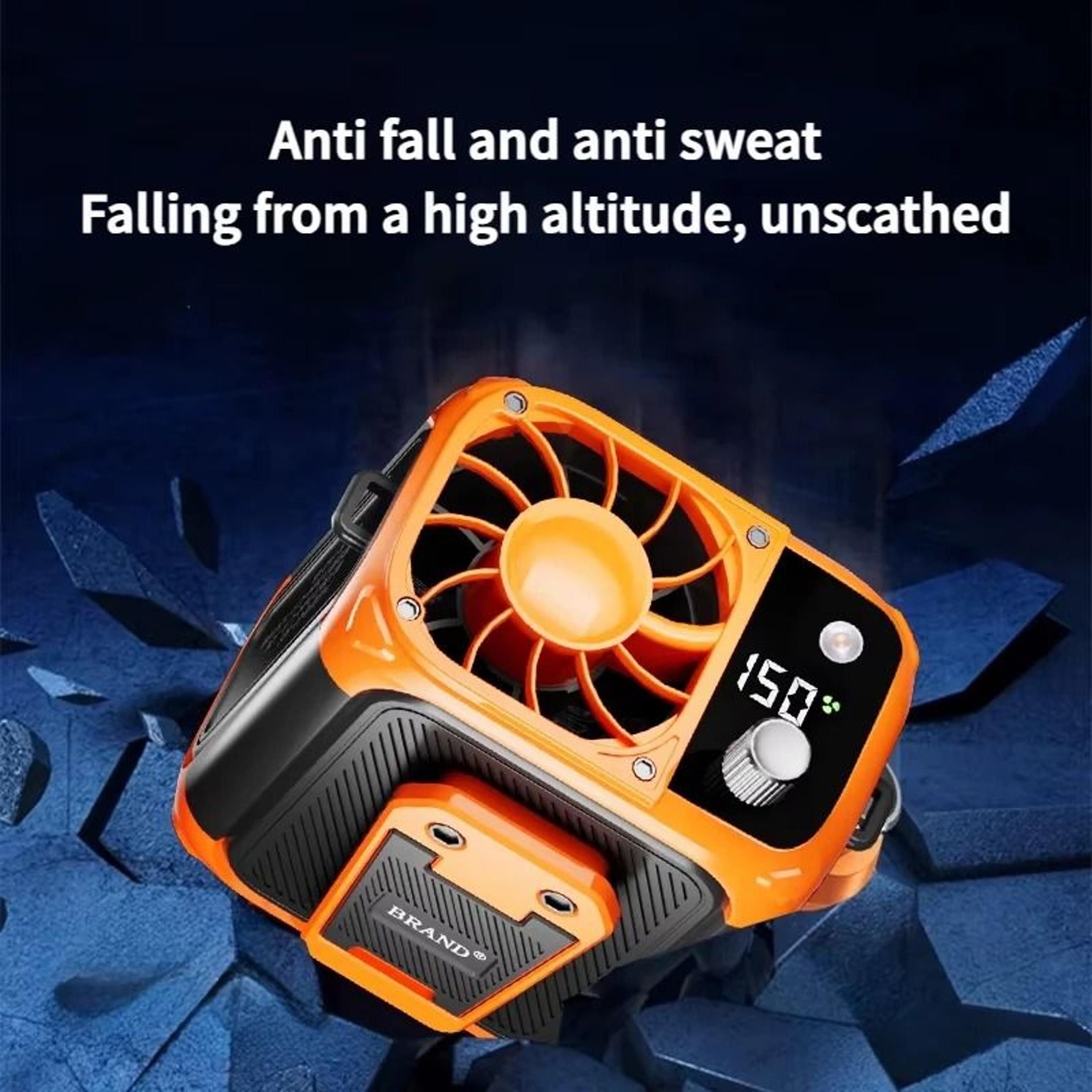 Mini HighSpeed Waist Fan  Bladeless USB Hanging Fan With Power Bank And LED Display 2