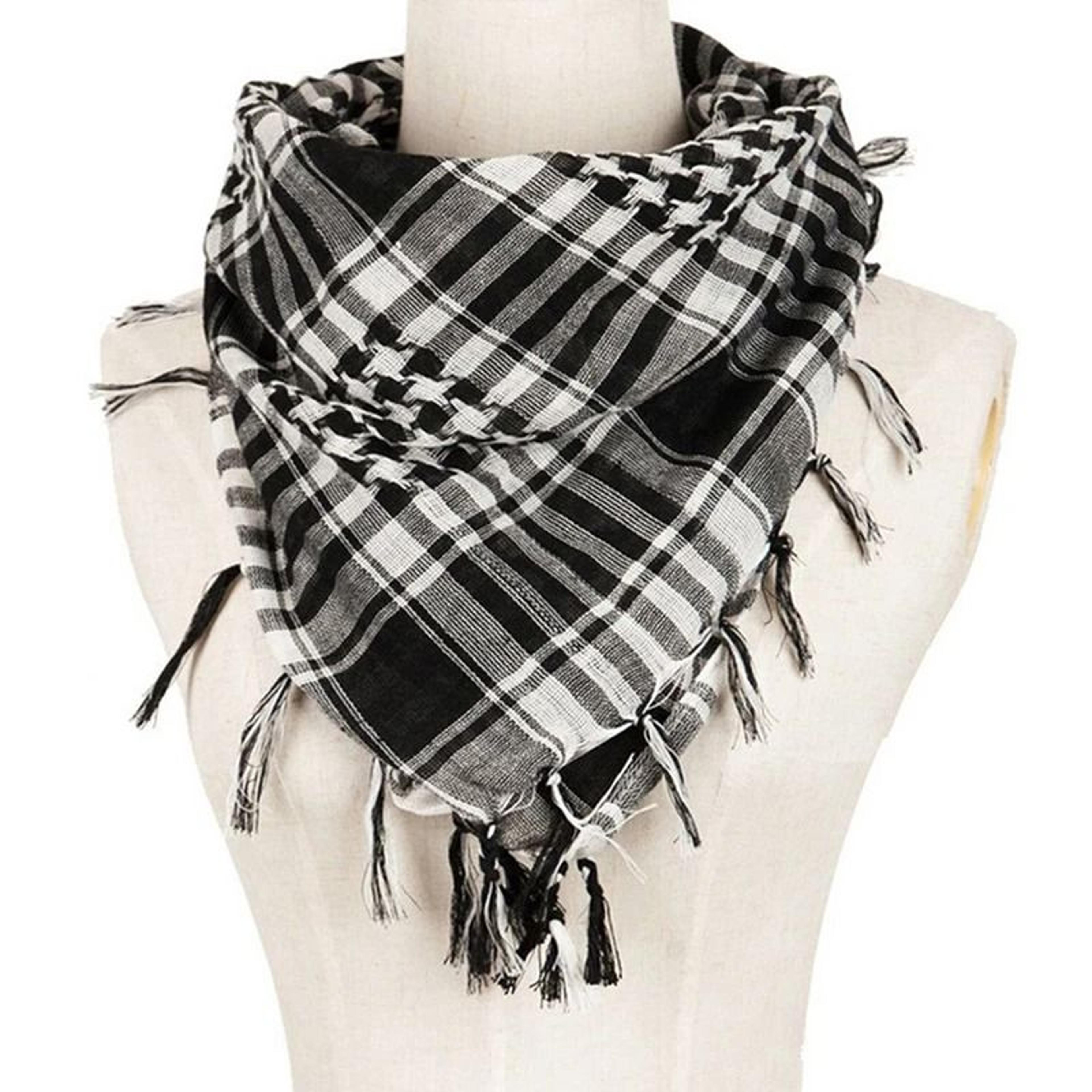 Lightweight Tactical Plaid Scarf  Unisex MilitaryStyle Scarf For Outdoor Warmth And Protection 5