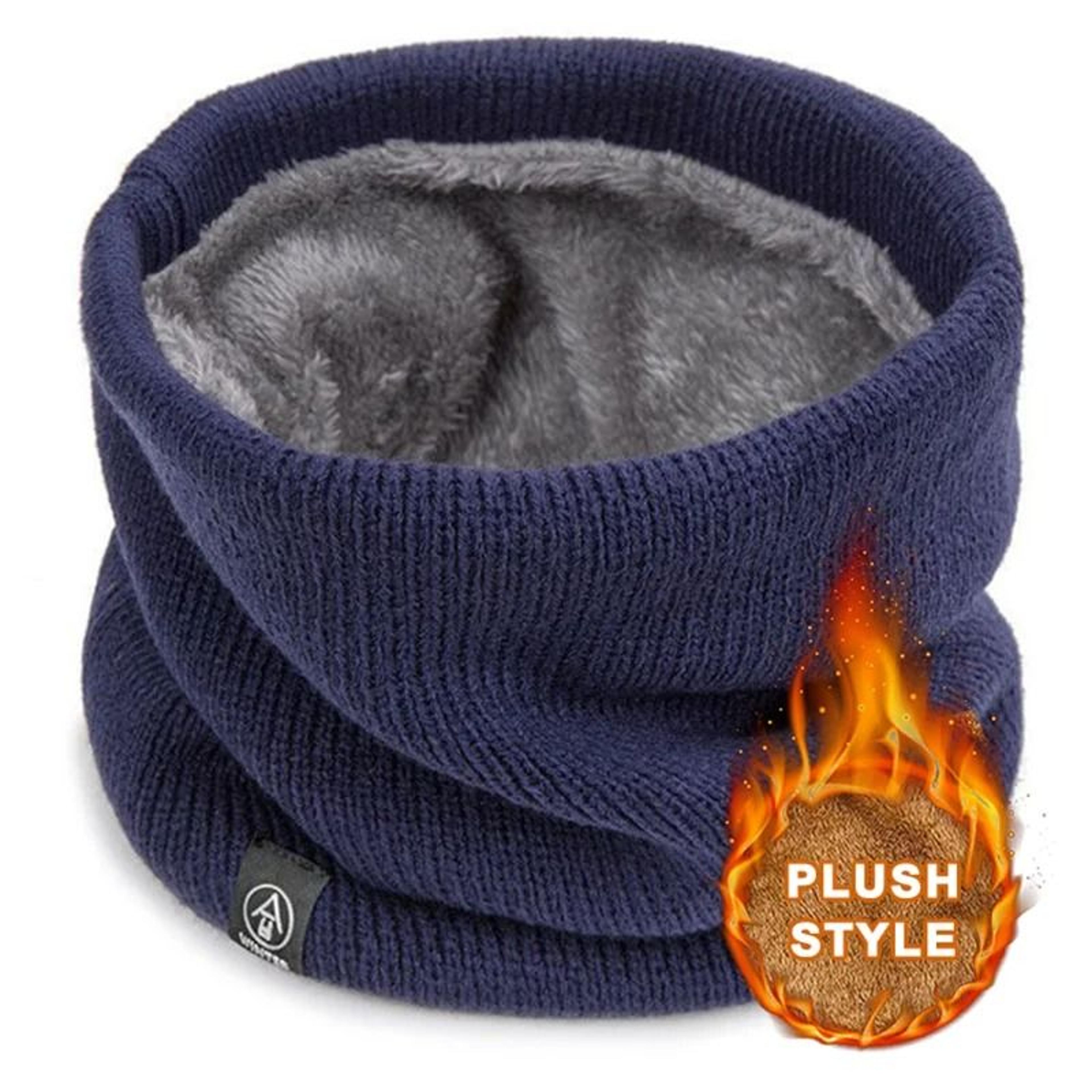 Soft Knitted Neck Warmer Winter Scarf For Men And Women 9