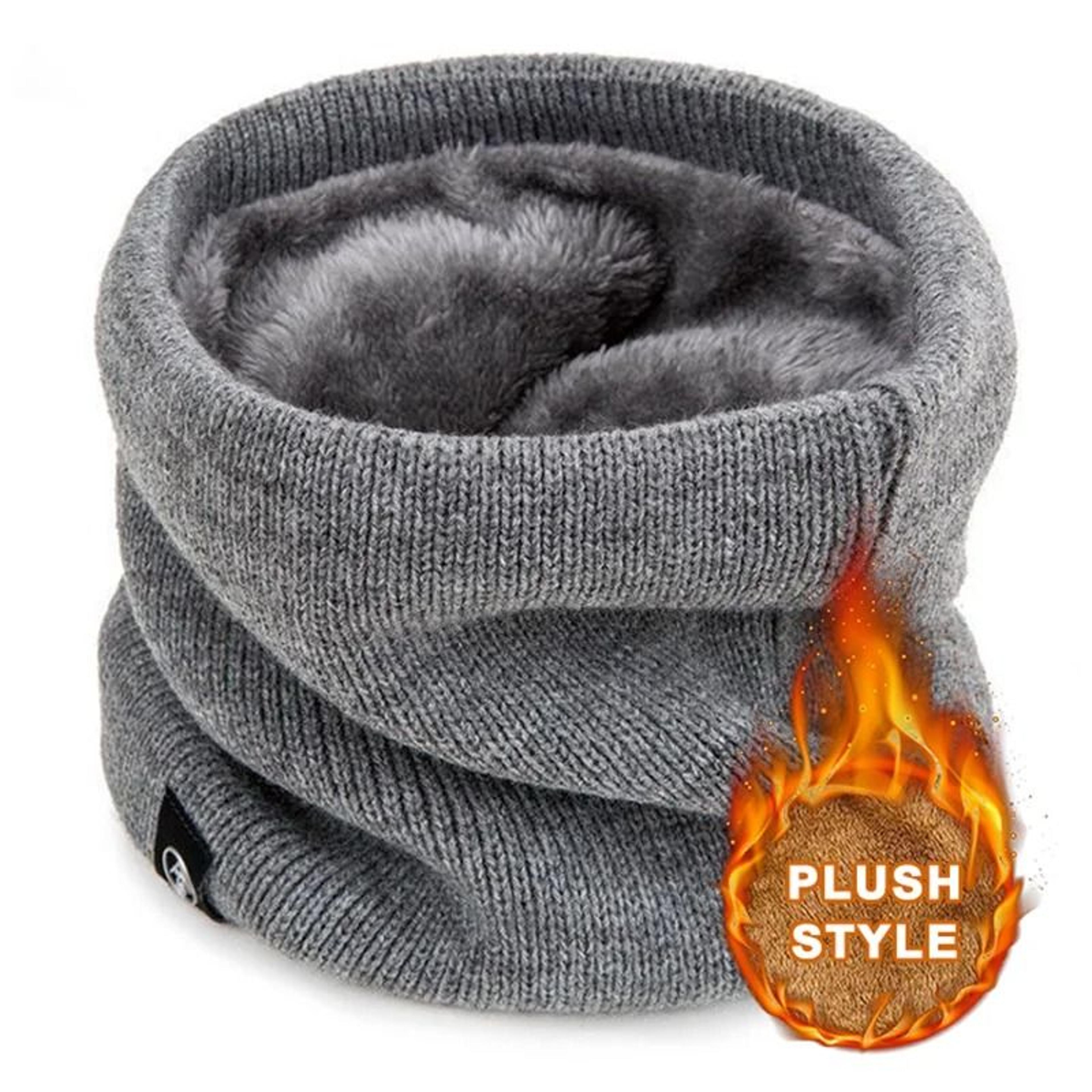 Soft Knitted Neck Warmer Winter Scarf For Men And Women 7