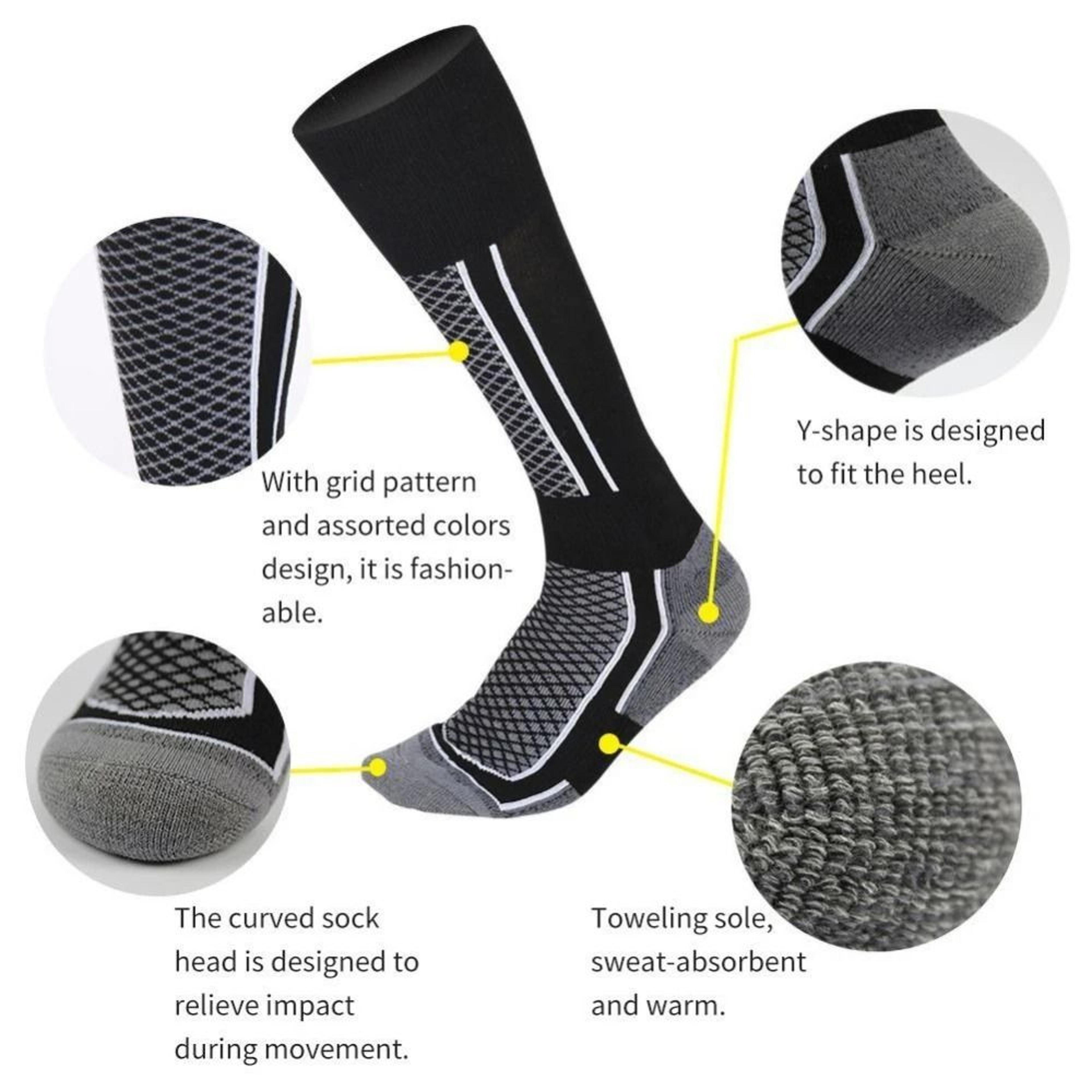 Winter Warm Ski Stockings For Hiking And Outdoor Sports 3