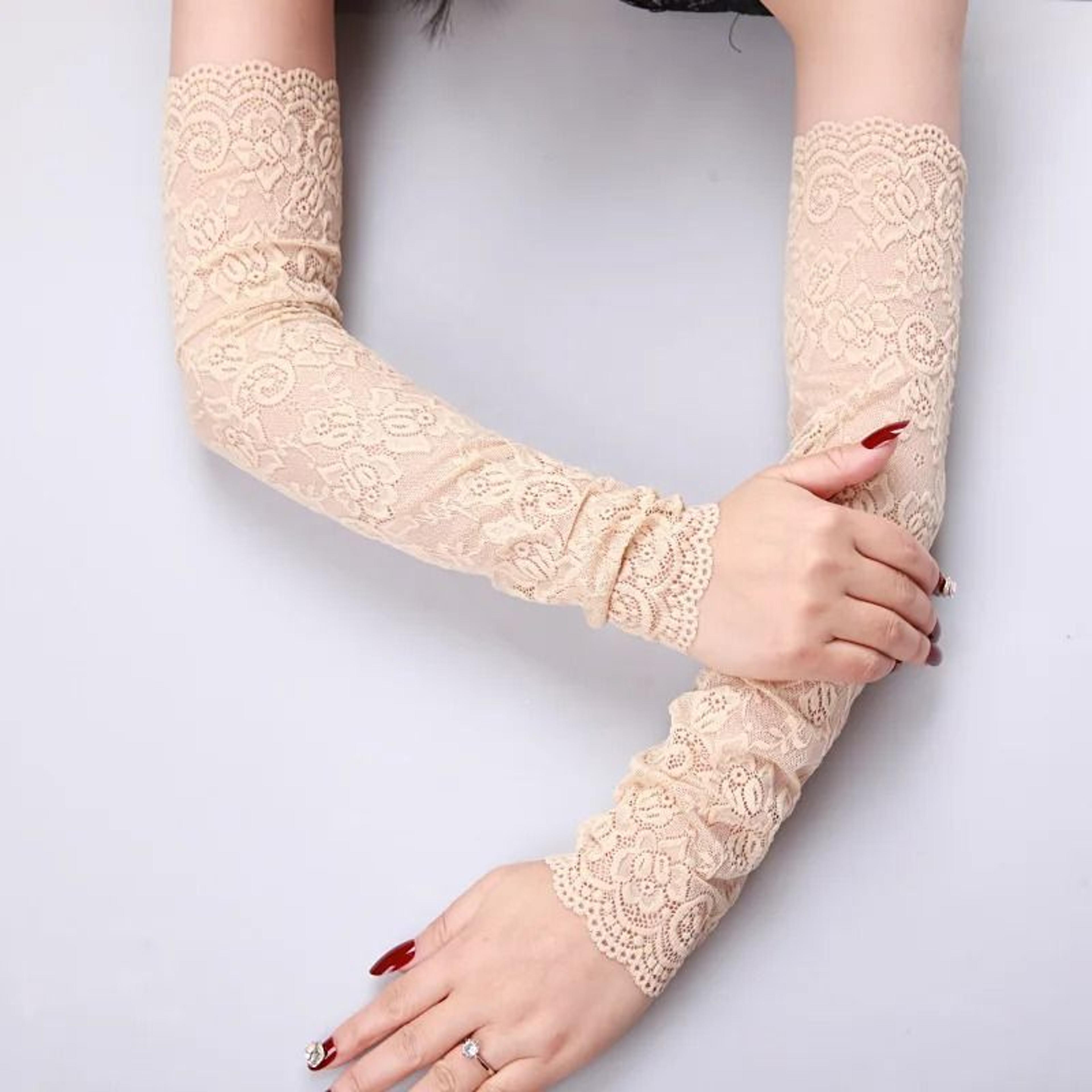 Summer Ice Silk Arm Sleeves For Women 3