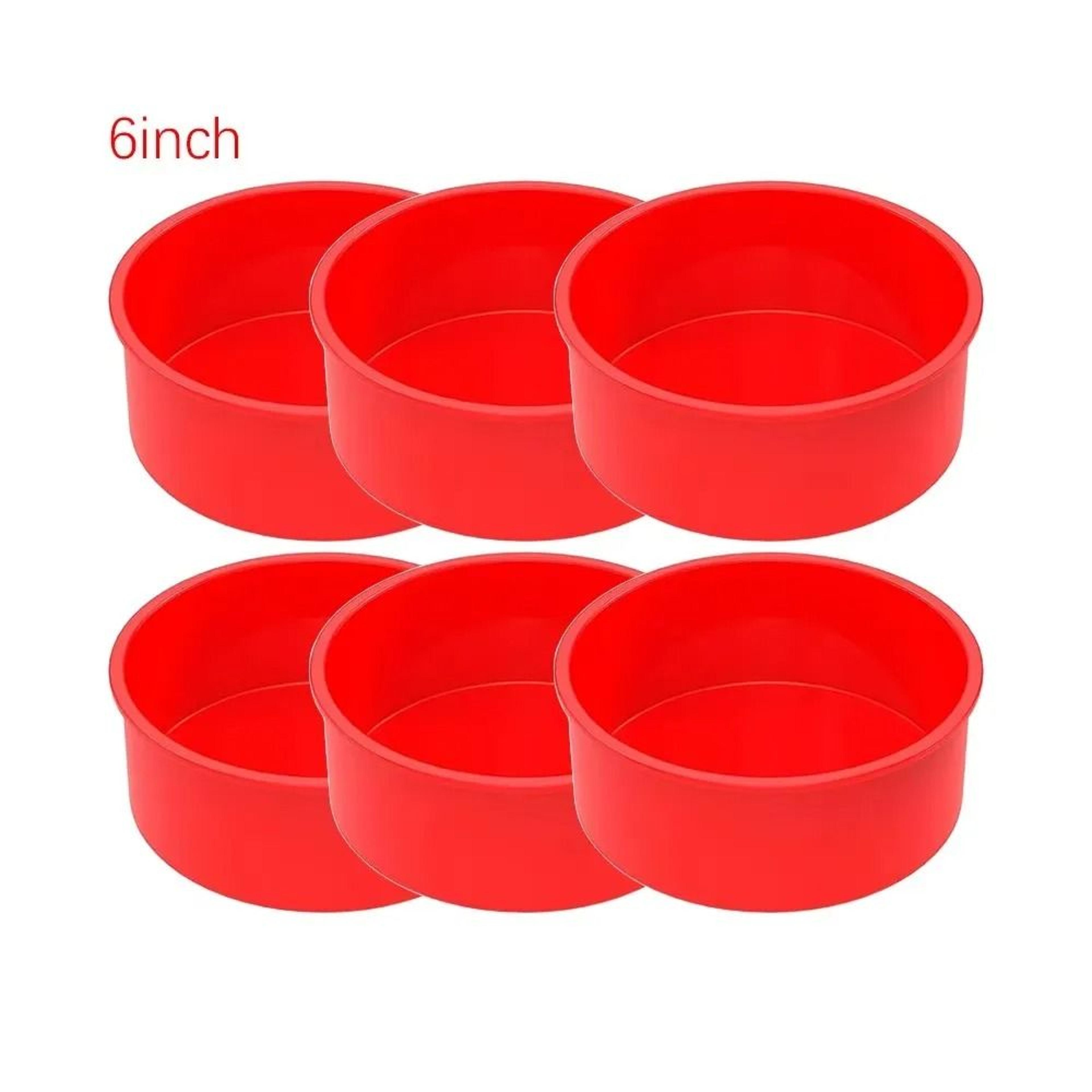 Round Silicone Cake Mold Pan Nonstick Reusable Baking Tray For Kitchen Baking 14