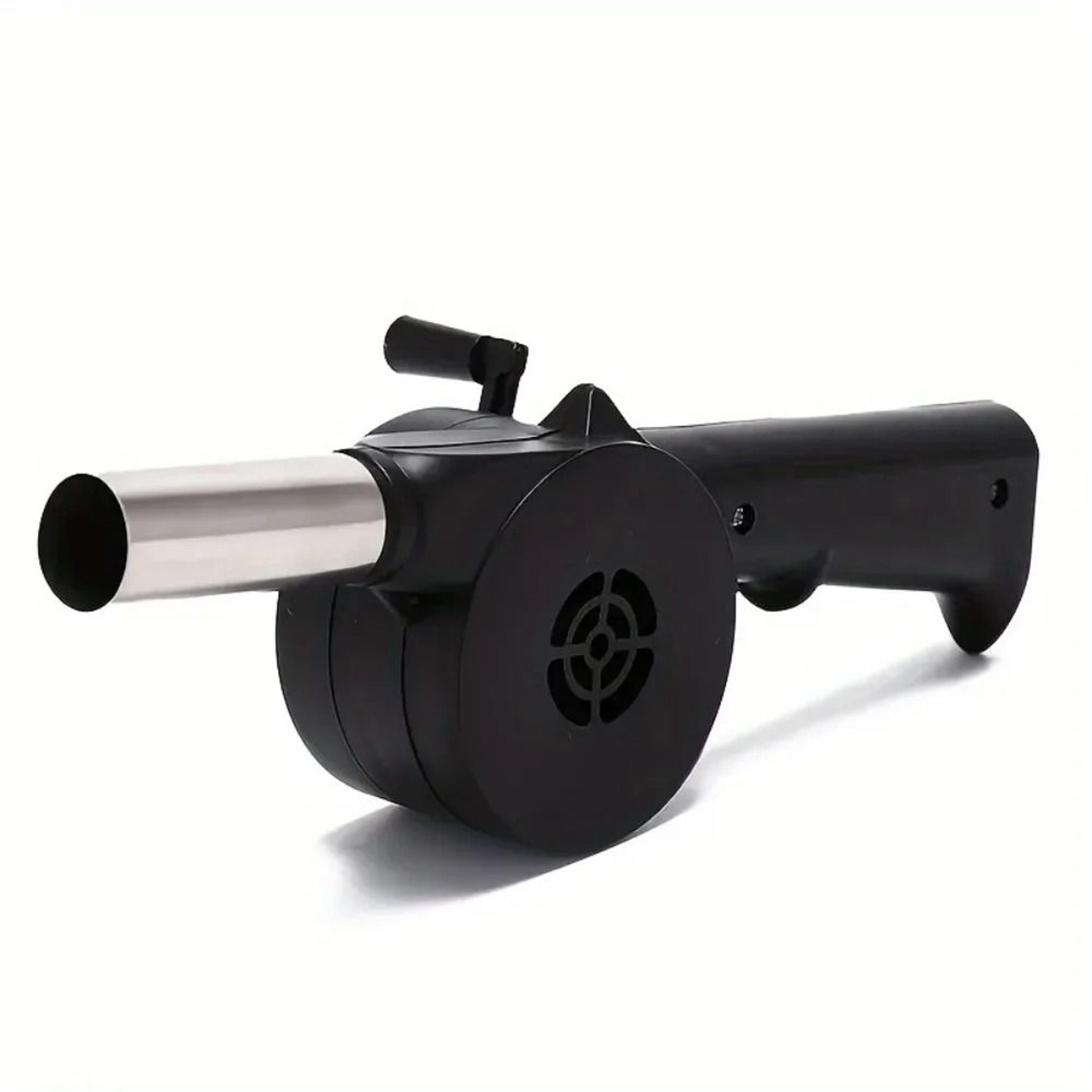 Grill Manual Fan Hand Crank BBQ Fan Portable Air Blower With Handle 6