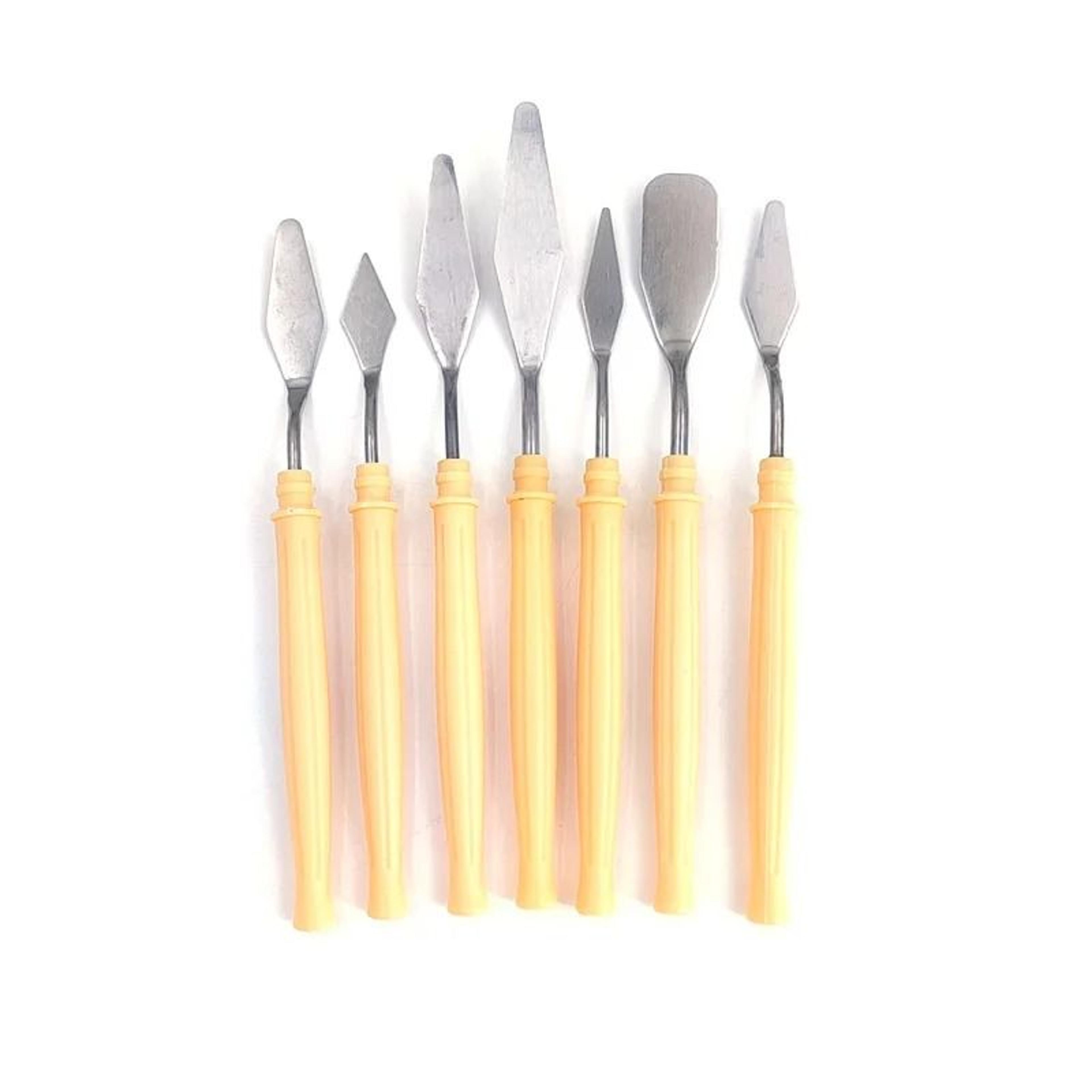 7 Piece Mini Palette Knife Set For Painting Baking And Clay Sculpting 8