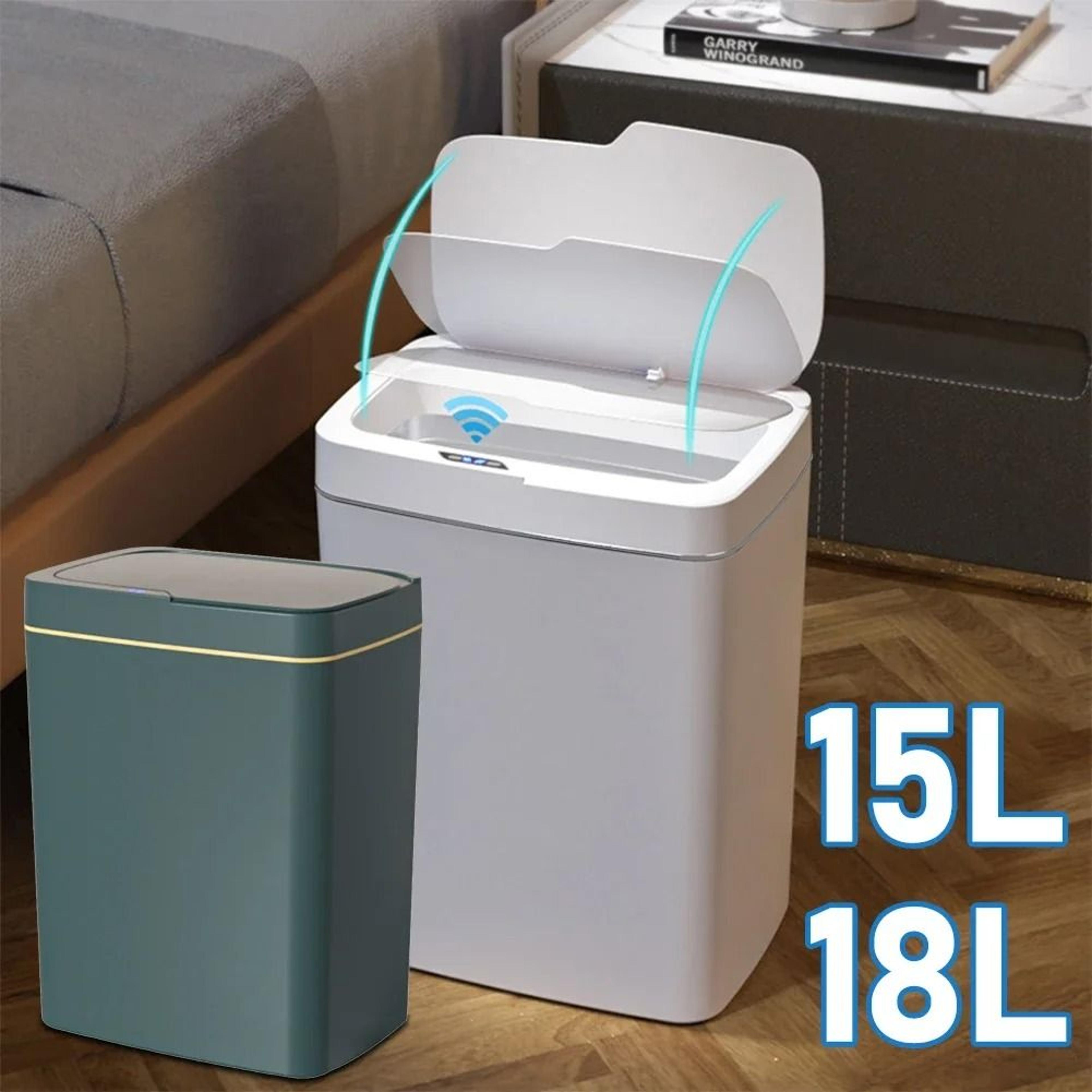 Smart Sensor Trash Can Touchless Automatic Waste Bin For Kitchen And Bathroom 2