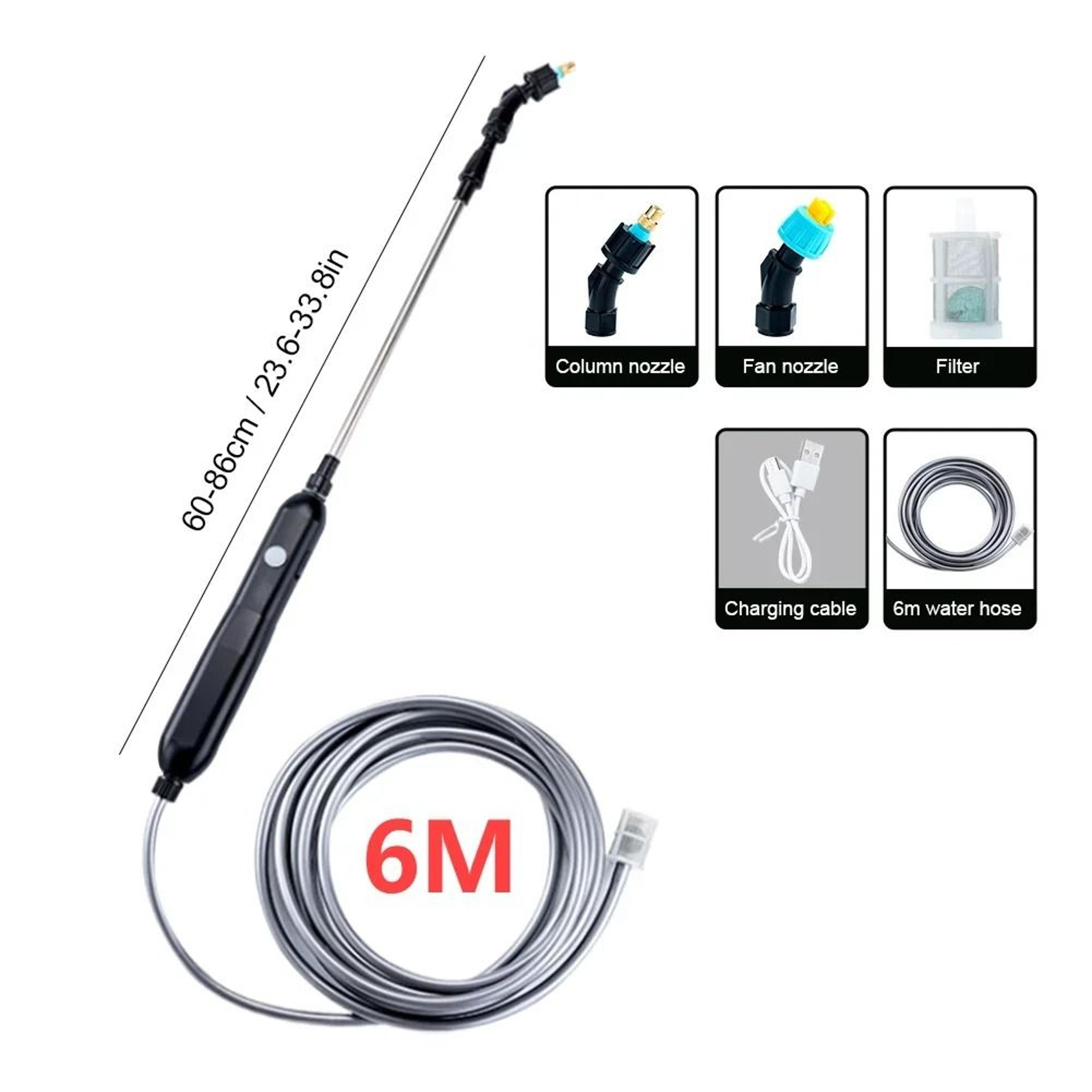 5L Electric Sprayer Automatic USB Rechargeable Garden Sprayer With Adjustable Nozzles 9