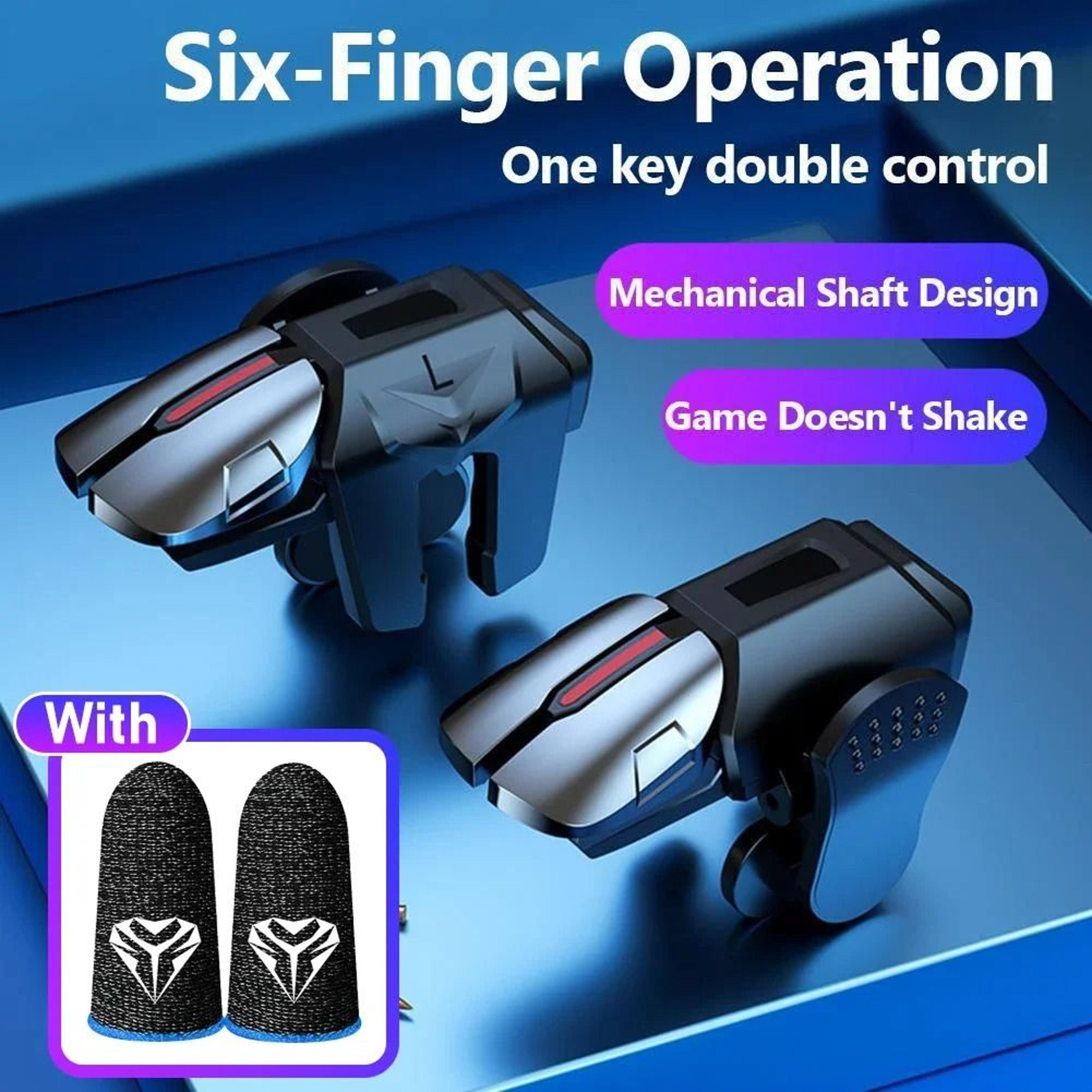 G21 Mobile Phone Game Trigger 6 Finger Aim Shooting Gamepad Joystick Controller 1