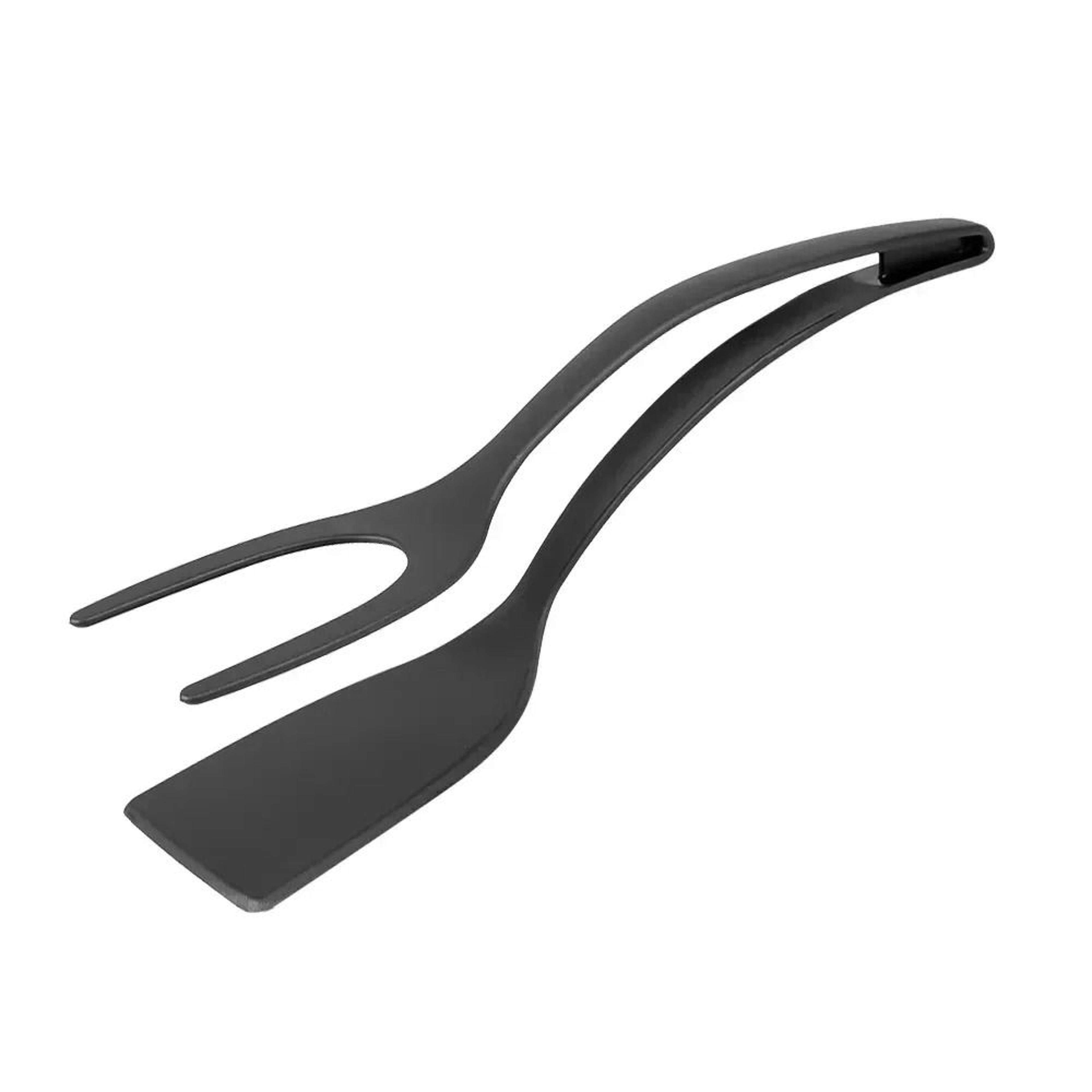 2in1 Nylon Flip Tongs With BuiltIn Egg Spatula And Steak Turner 9