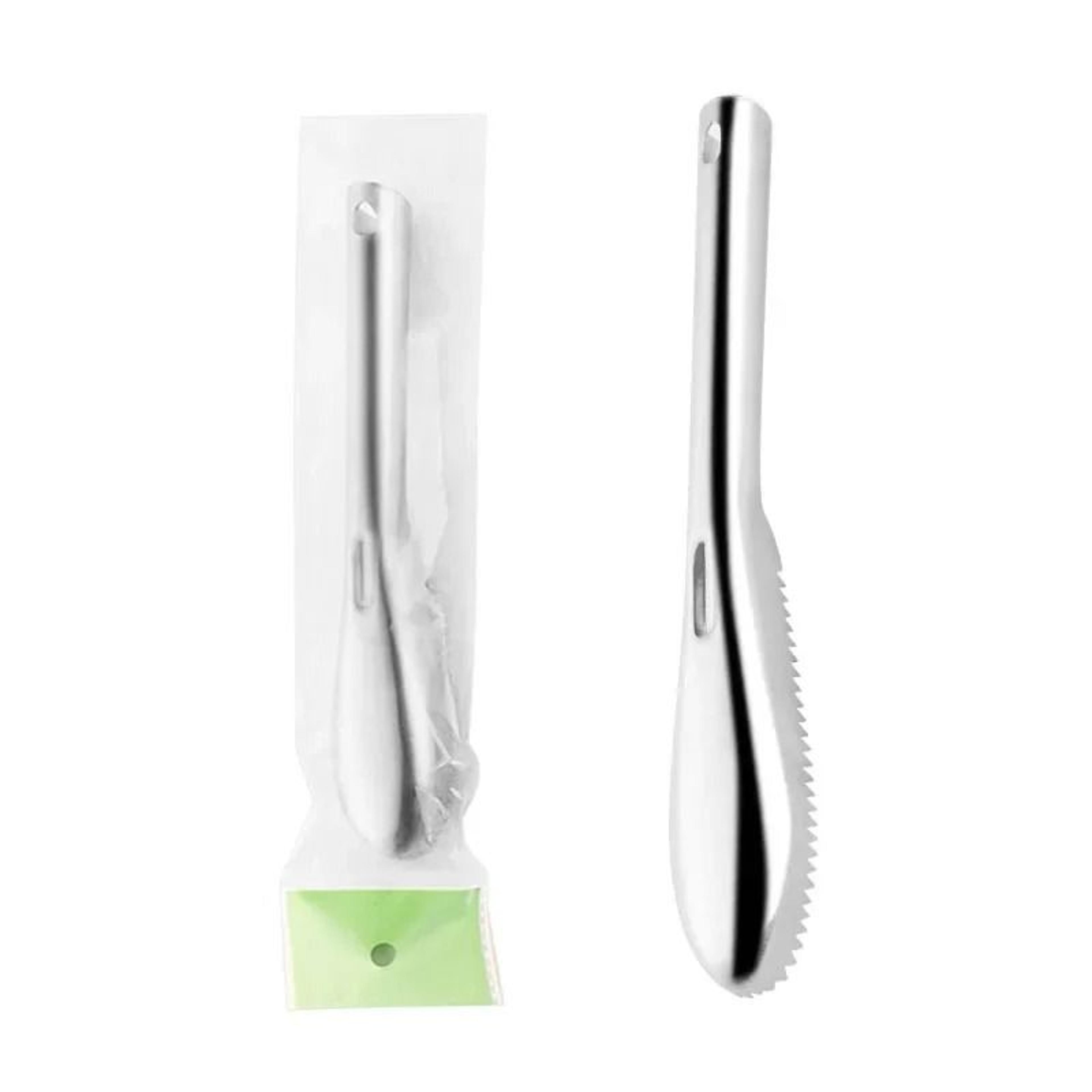 Stainless Steel Fish Skin Scraper And Cleaning Knife  HeavyDuty Fish Scaler Tool 4