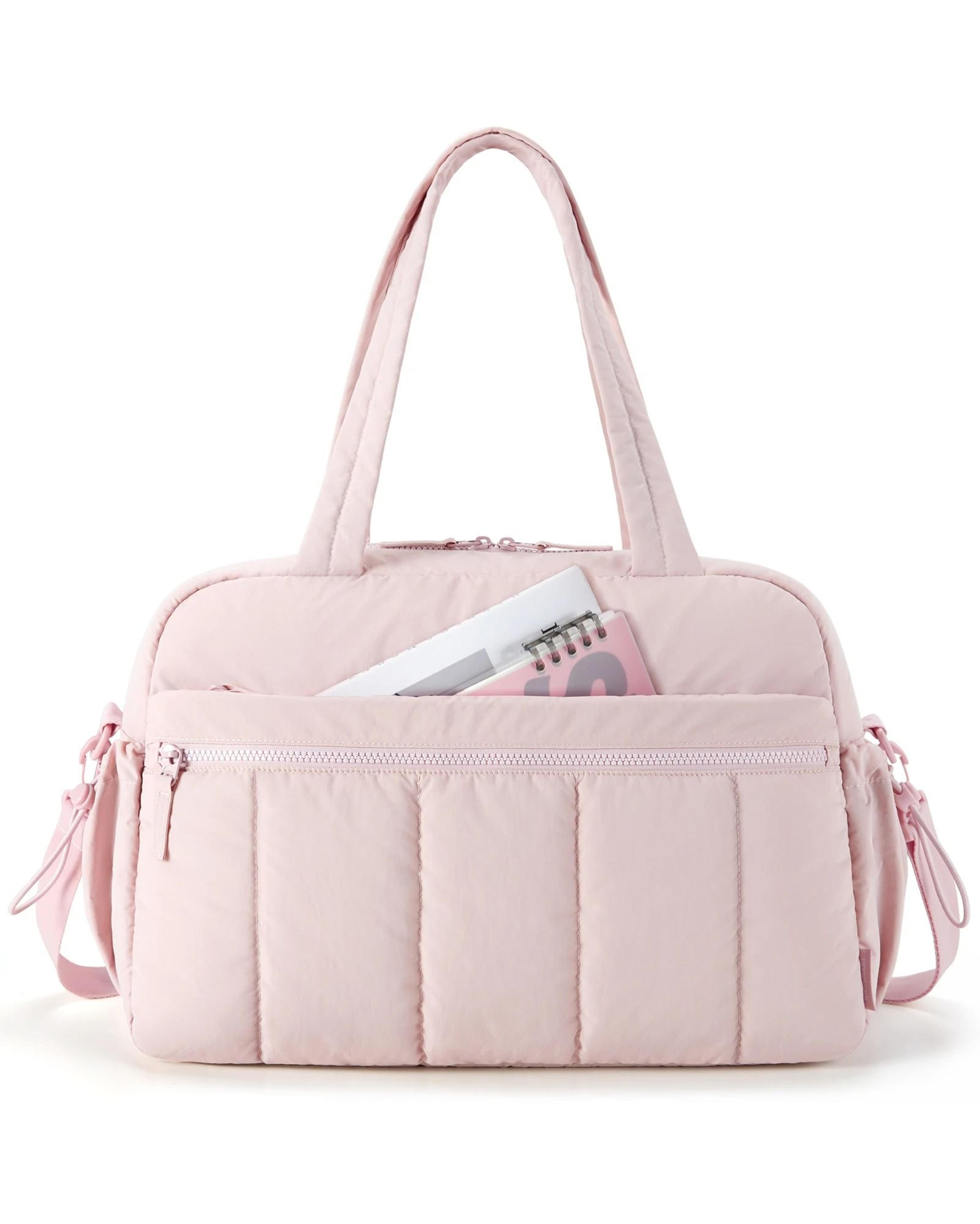 Travel Bag Womens Carry On Storage Organizer With Shoulder Strap Large Capacity Sport Gym Bag 9